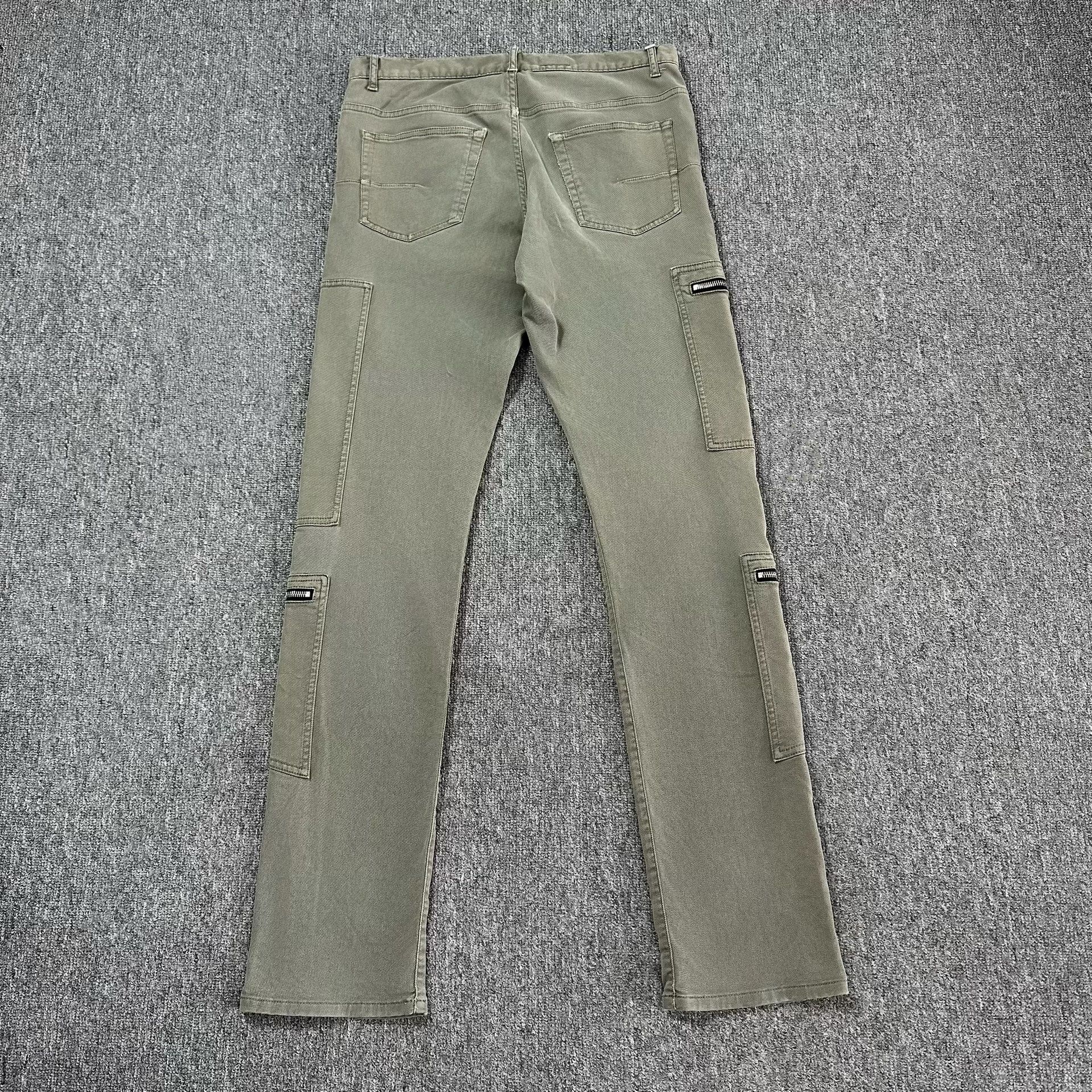 Dior Dior Military Green Multi-Zipper Cargo Pants Size US 31 - 5 Thumbnail