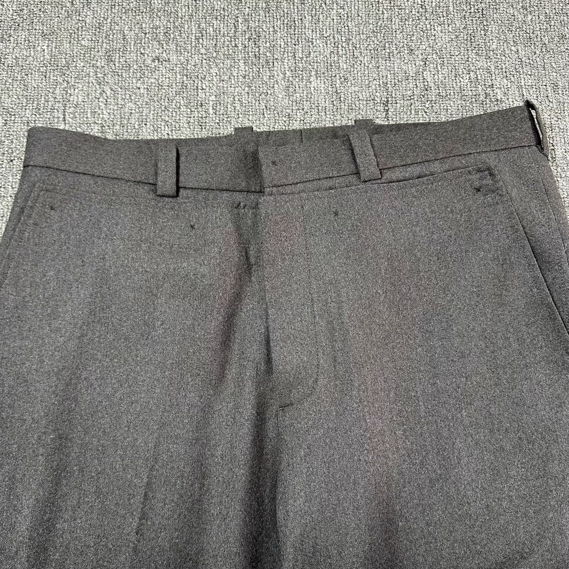Dior Dior Homme Wool Gray Casual Trousers Size US 32 / EU 48 - 2 Thumbnail