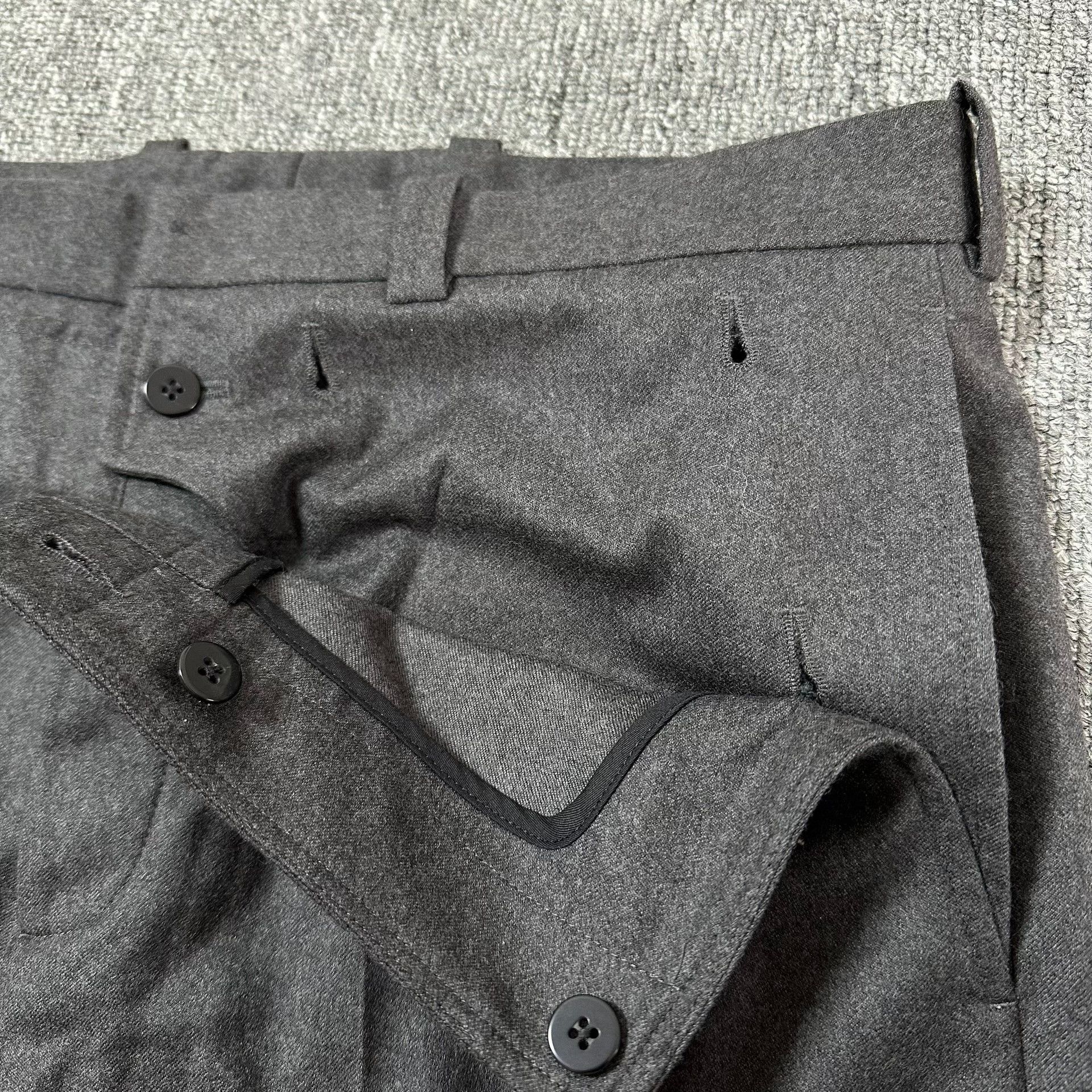 Dior Dior Homme Wool Gray Casual Trousers Size US 32 / EU 48 - 3 Thumbnail