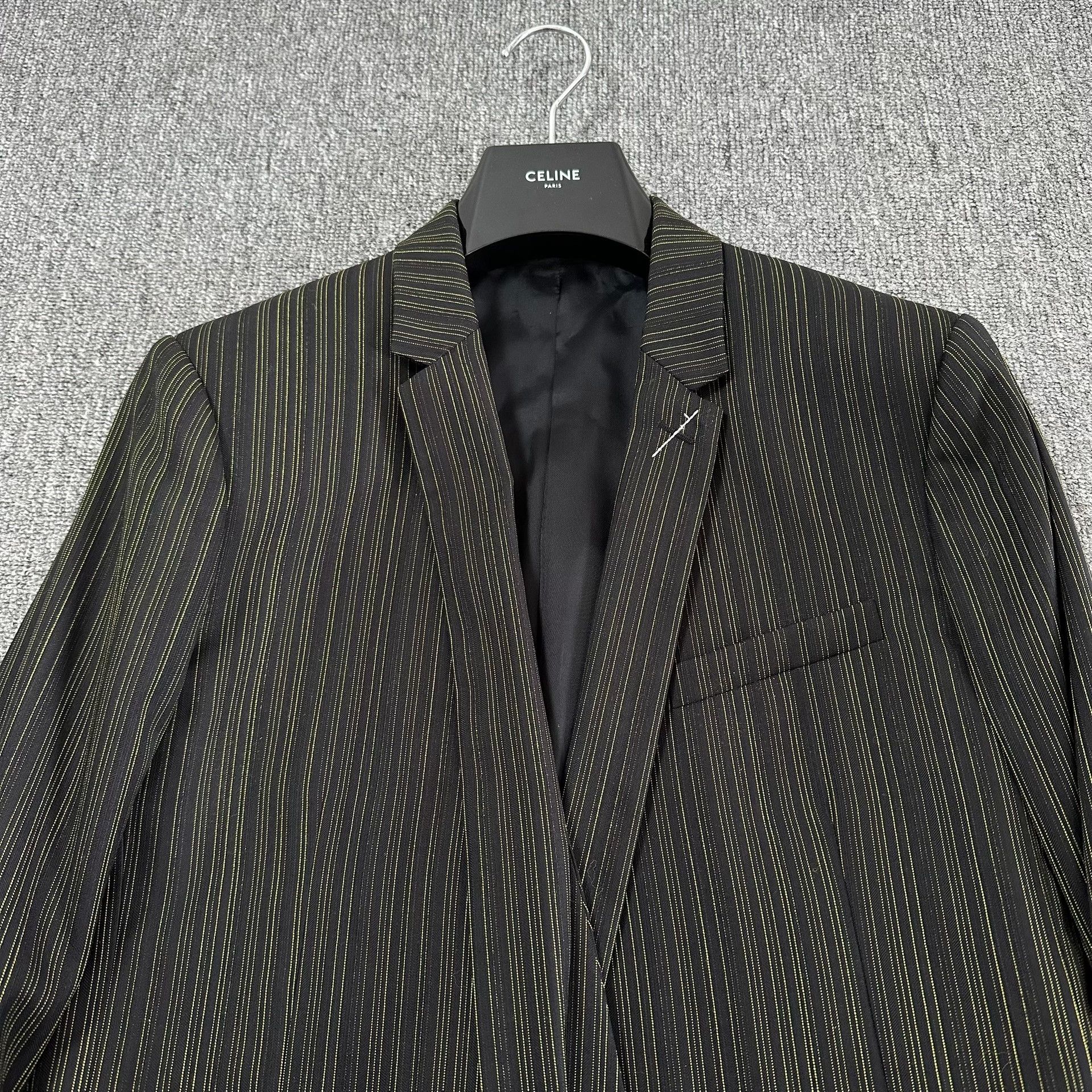 Dior Dior Homme 2018FW Silver Thread Sleeve Patch Suit Size US L / EU 52-54 / 3 - 3 Thumbnail