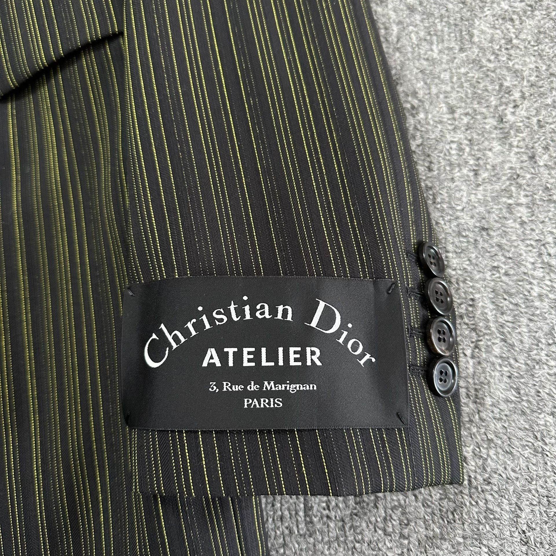 Dior Dior Homme 2018FW Silver Thread Sleeve Patch Suit Size US L / EU 52-54 / 3 - 2 Thumbnail