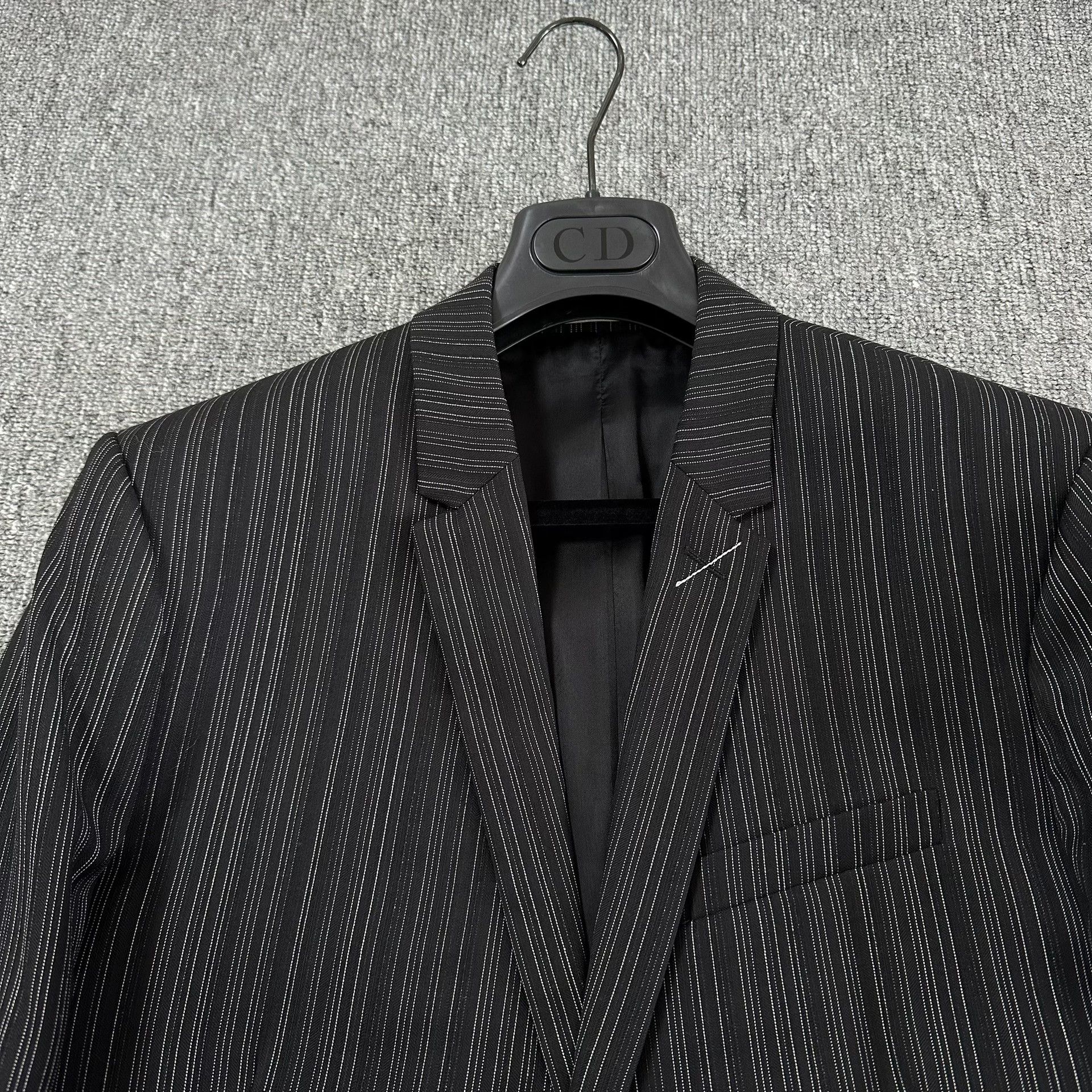 Dior Dior Homme 2018FW Striped Silver Badge Suit Size US L / EU 52-54 / 3 - 3 Thumbnail