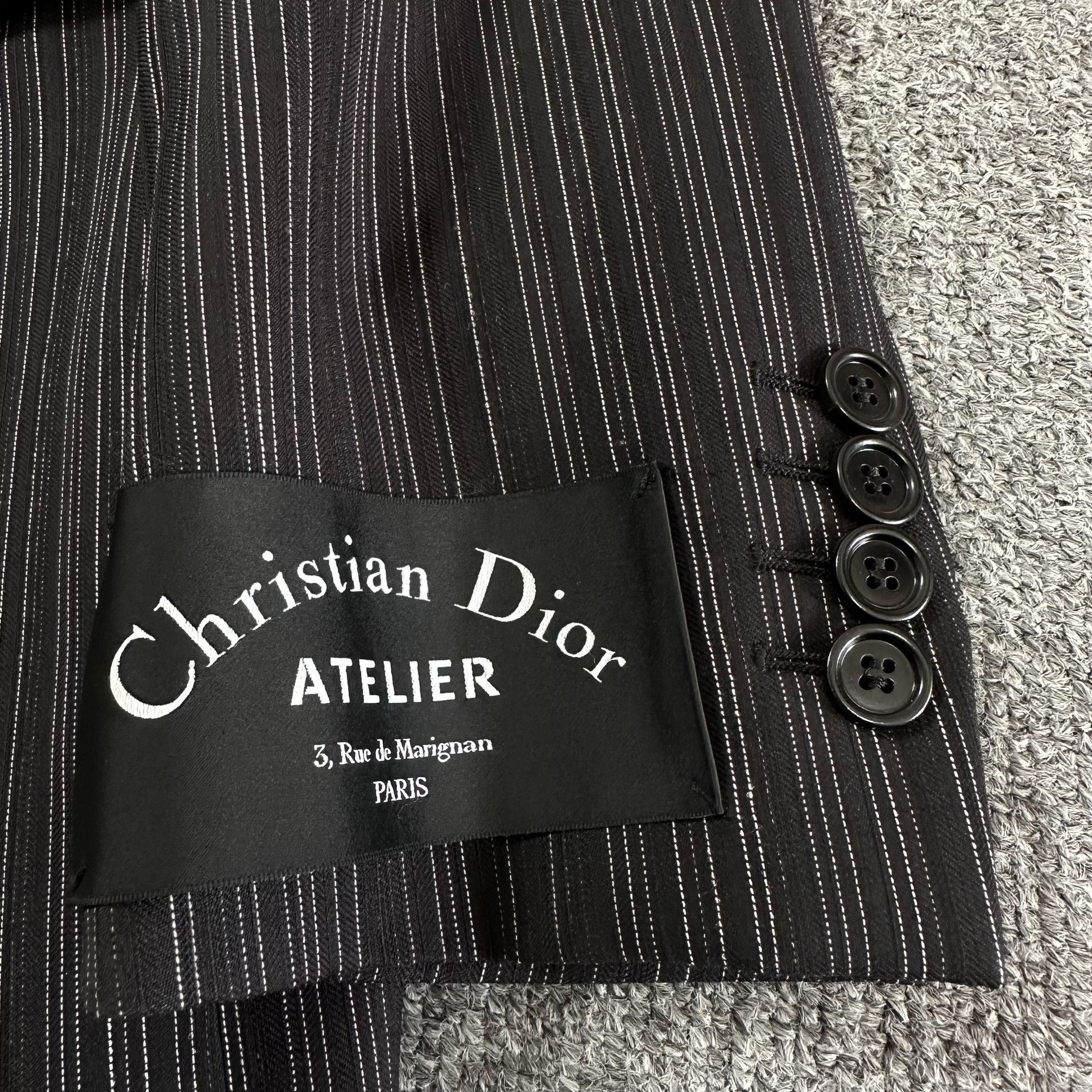 Dior Dior Homme 2018FW Striped Silver Badge Suit Size US L / EU 52-54 / 3 - 2 Thumbnail