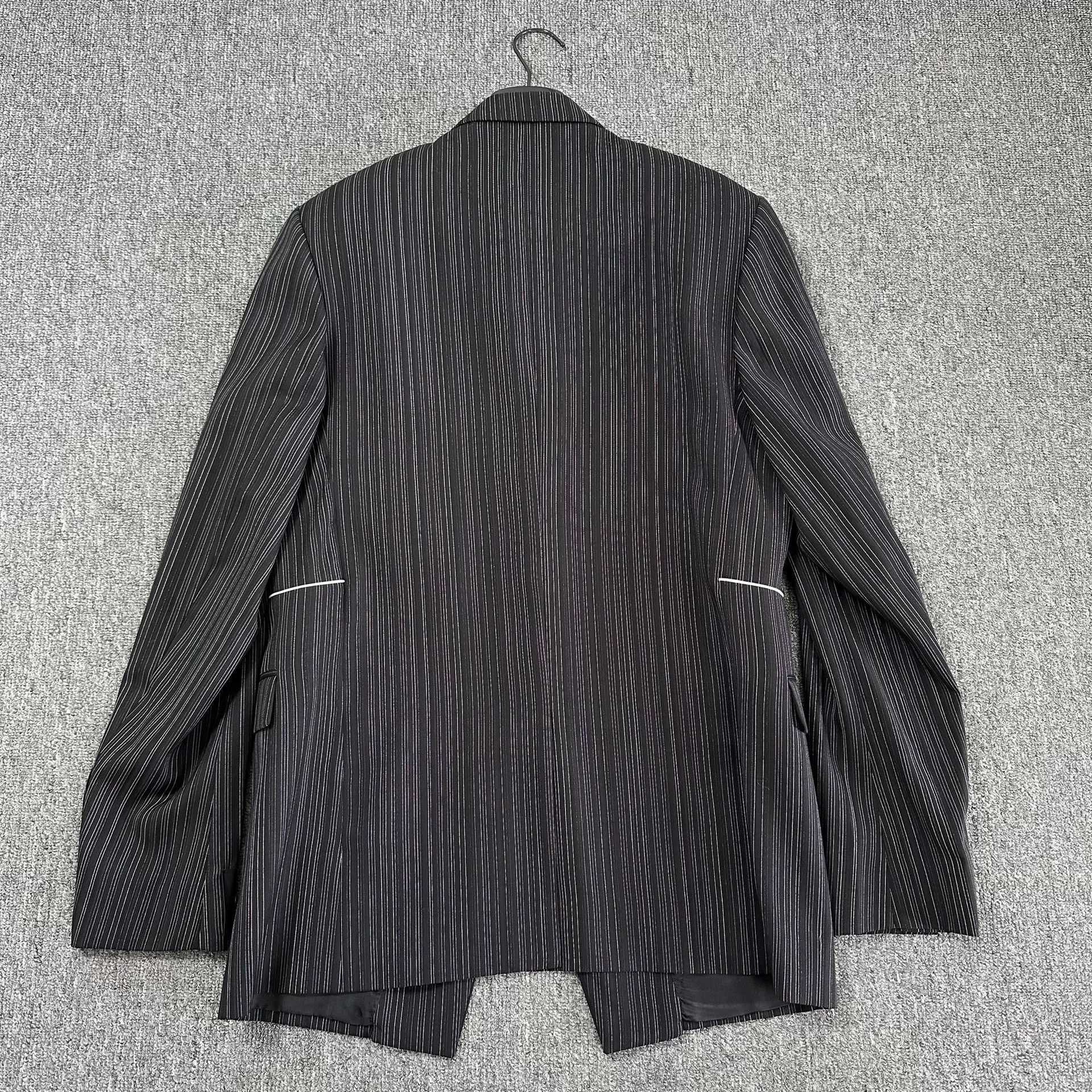 Dior Dior Homme 2018FW Striped Silver Badge Suit Size US L / EU 52-54 / 3 - 4 Thumbnail
