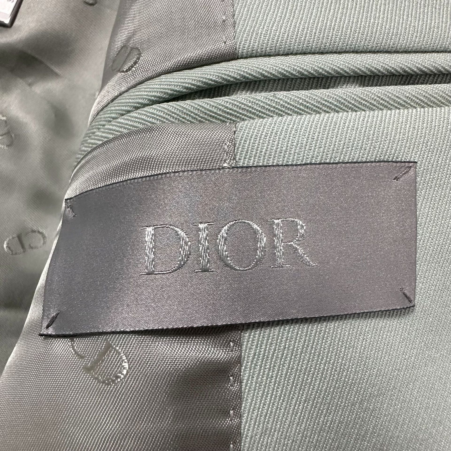 Dior Dior Man Haze Blue Peak Lapel Wool Blazer Size US L / EU 52-54 / 3 - 4 Thumbnail