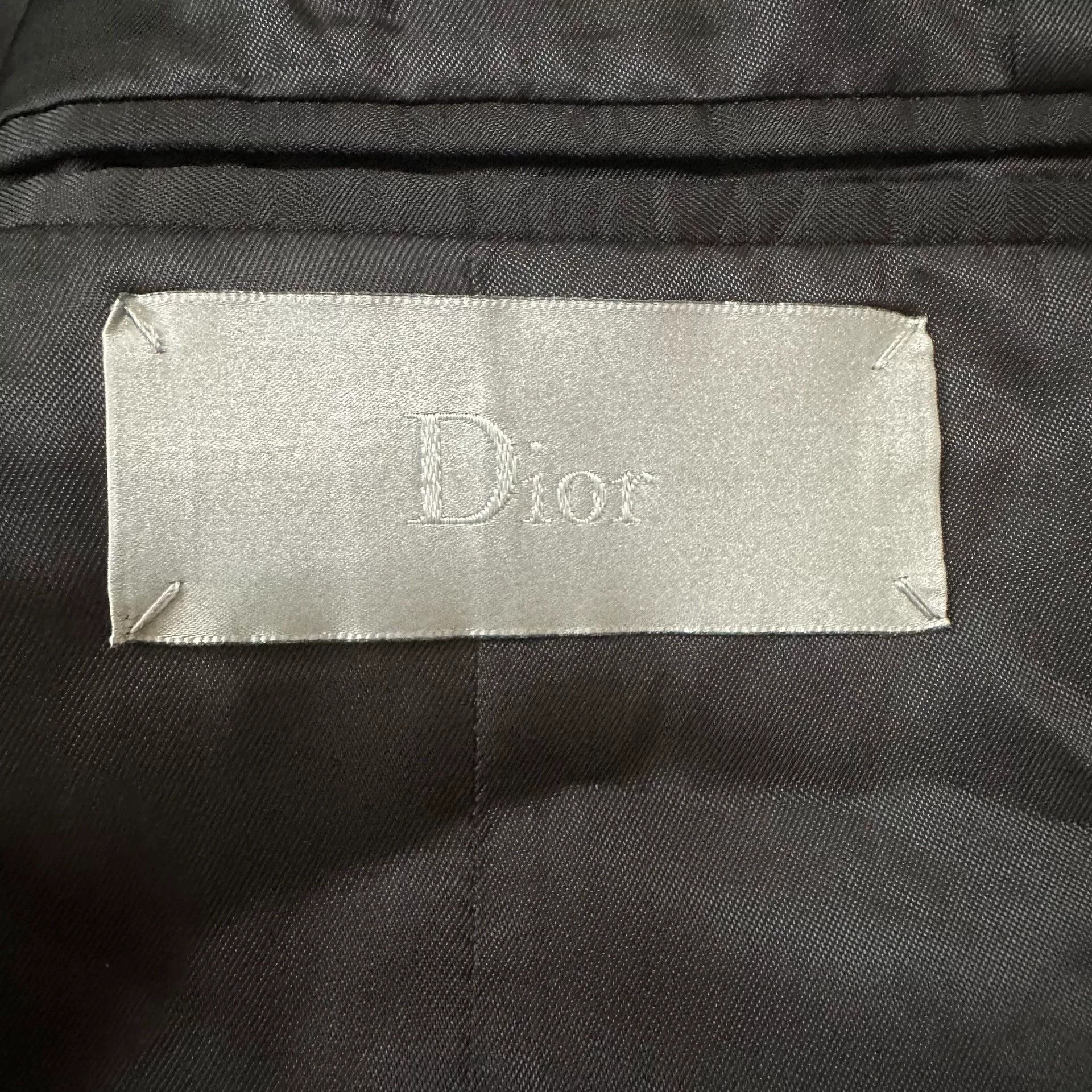 Dior Dior Homme 18FW White Stitch Wool Blazer Size US M / EU 48-50 / 2 - 4 Thumbnail