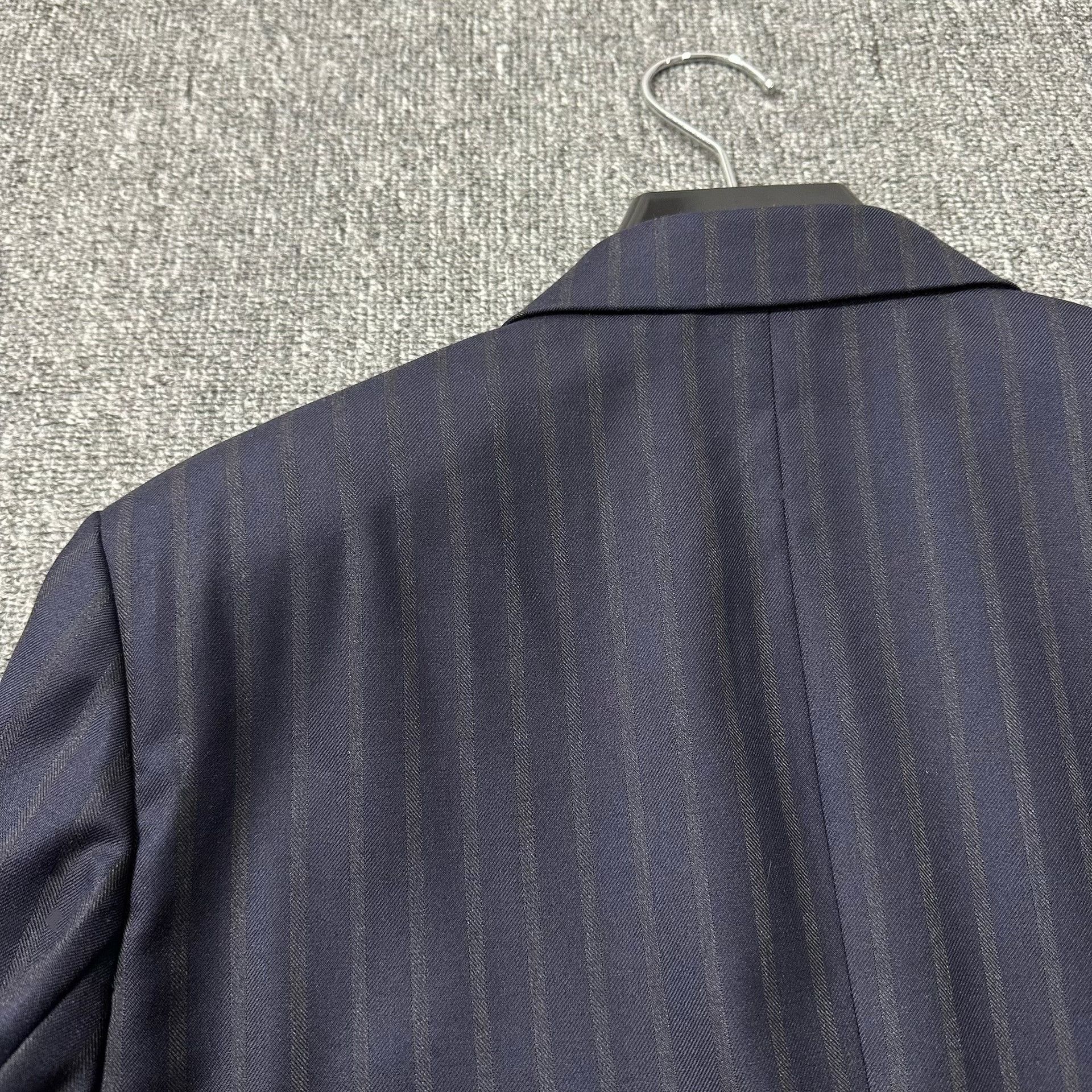 Dior Dior Navy Stripe Three-Piece Suit Size US S / EU 44-46 / 1 - 3 Thumbnail
