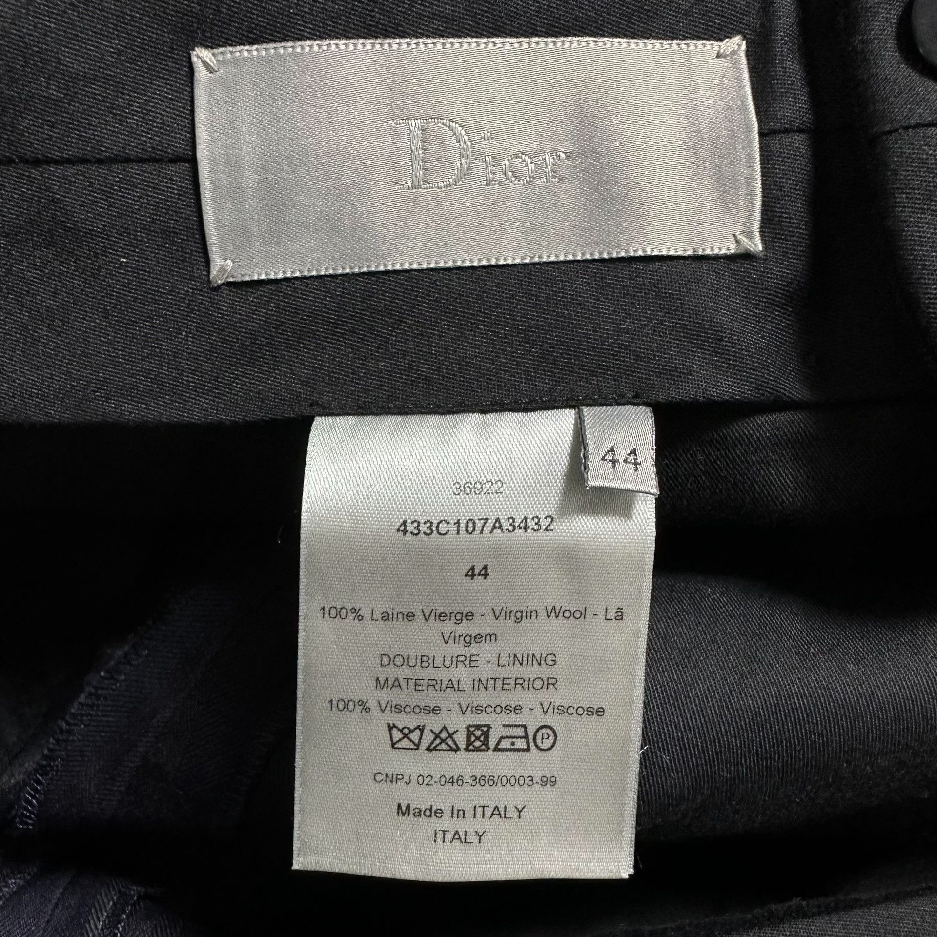 Dior Dior Navy Stripe Three-Piece Suit Size US S / EU 44-46 / 1 - 9 Thumbnail