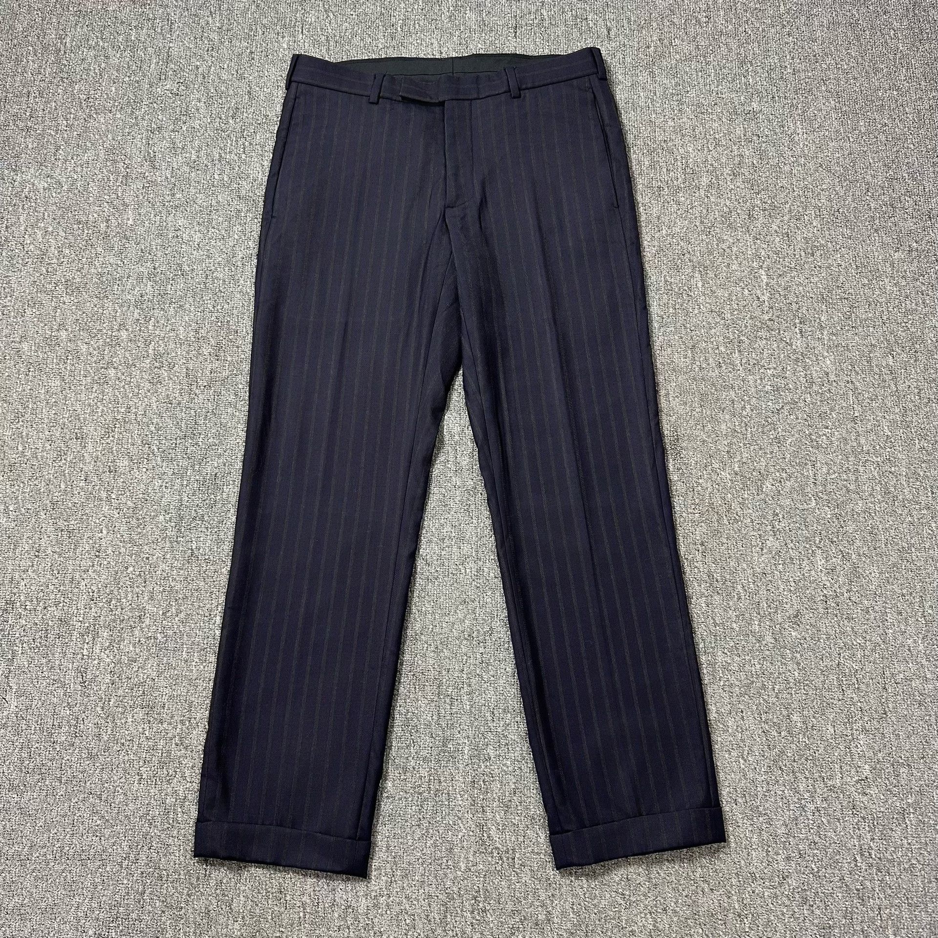 Dior Dior Navy Stripe Three-Piece Suit Size US S / EU 44-46 / 1 - 8 Thumbnail