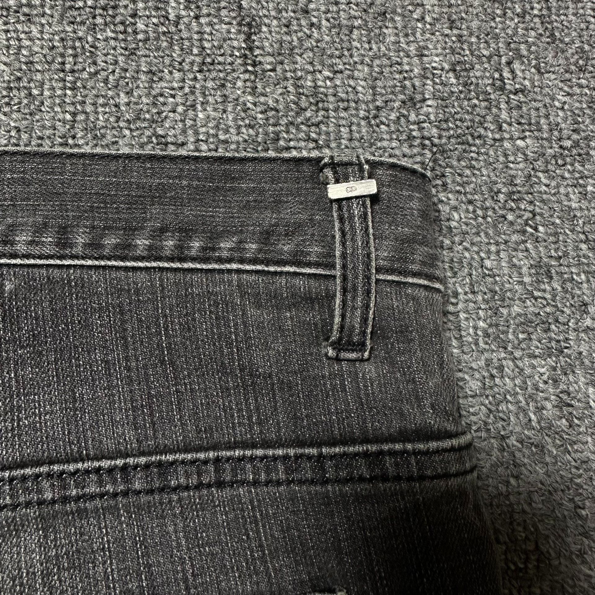 Dior Dior Homme Washed Distressed Charcoal Jeans Size US 31 - 6 Thumbnail
