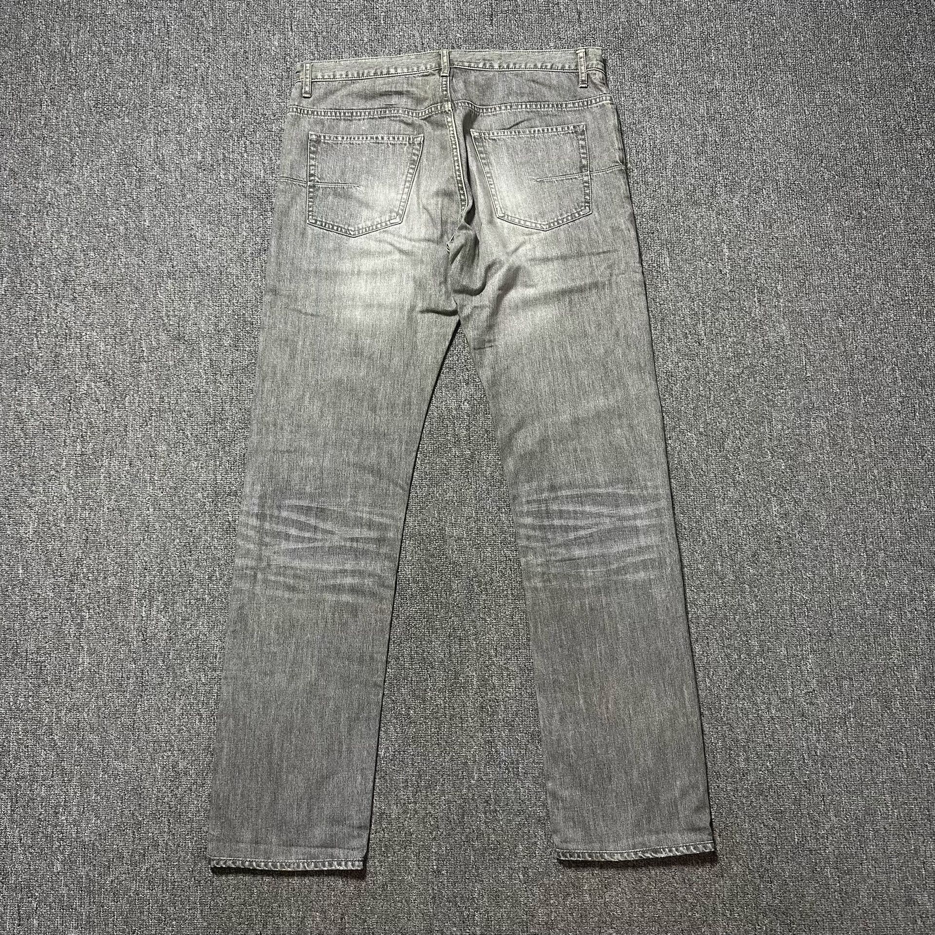 Dior Dior Homme Distressed Gray Jeans Size US 26 / EU 42 - 4 Thumbnail