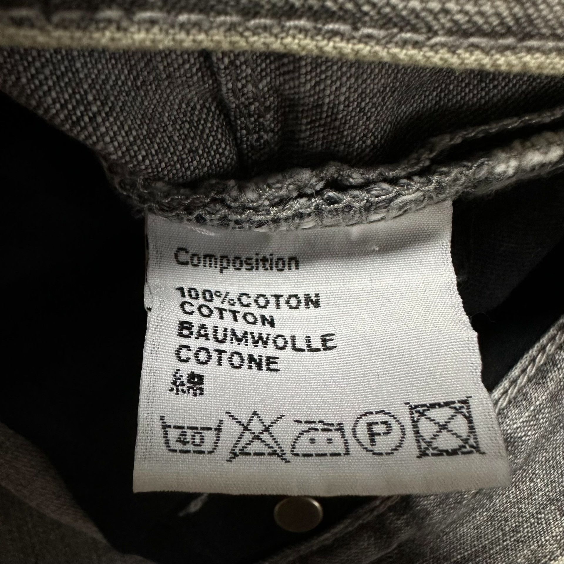 Dior Dior Homme Distressed Gray Jeans Size US 26 / EU 42 - 7 Thumbnail