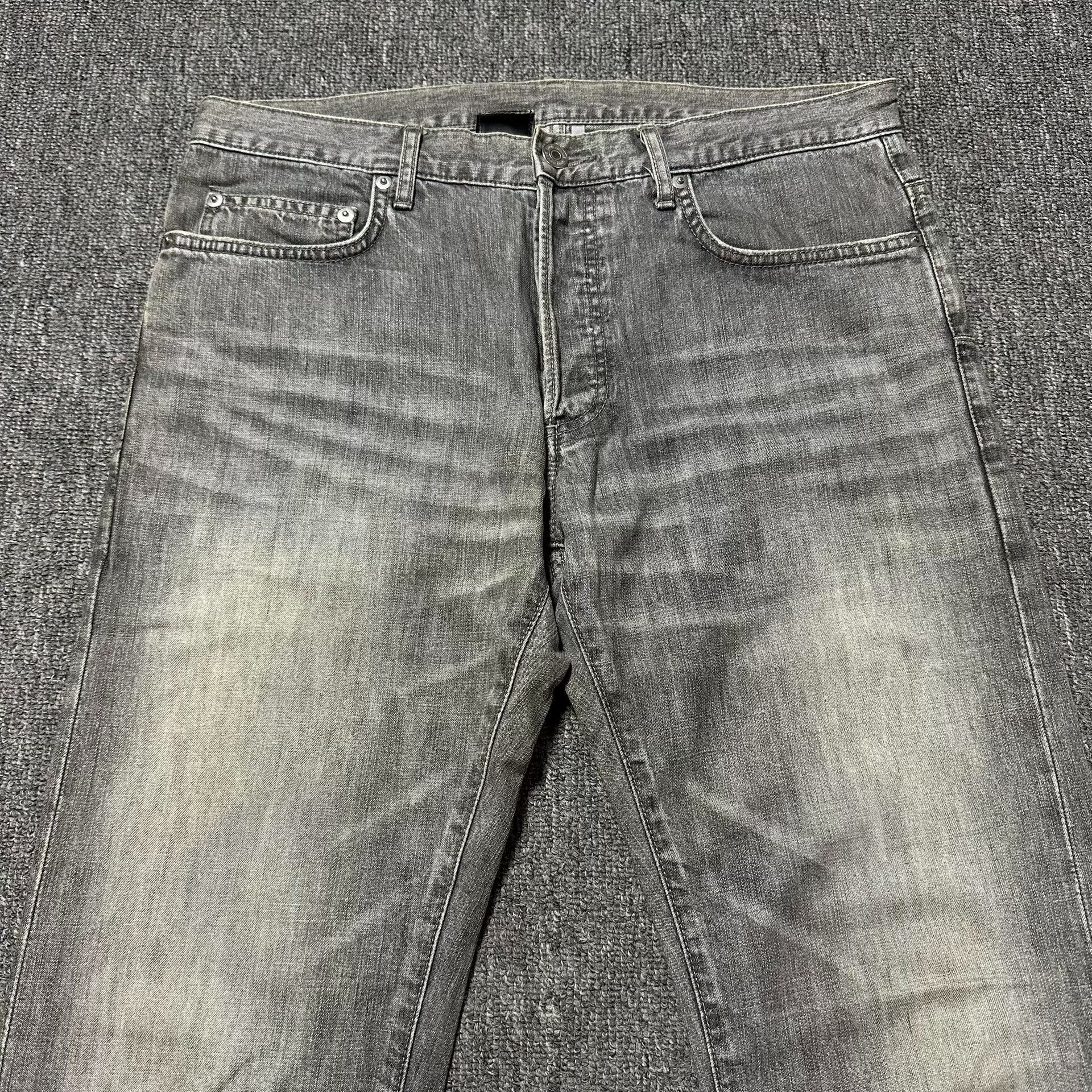 Dior Dior Homme Distressed Gray Jeans Size US 26 / EU 42 - 2 Thumbnail