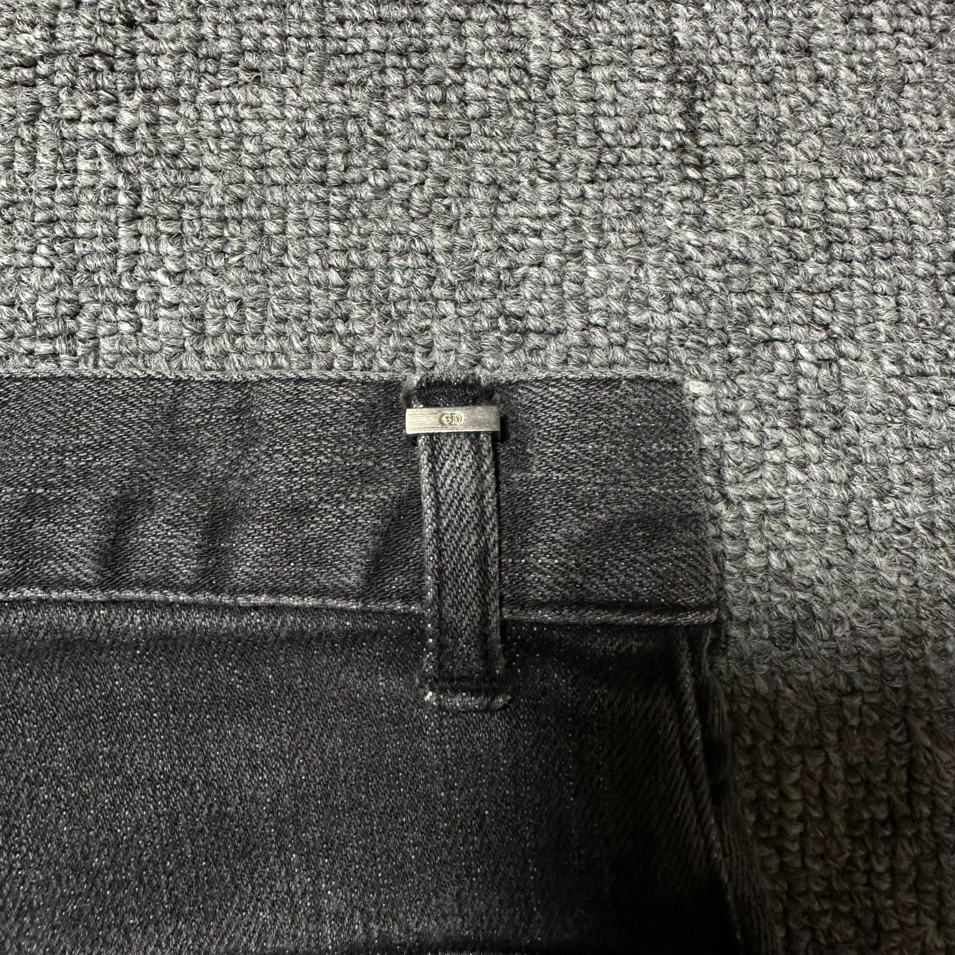 Dior Dior Homme Washed Gray Black Jeans Size US 32 / EU 48 - 4 Thumbnail