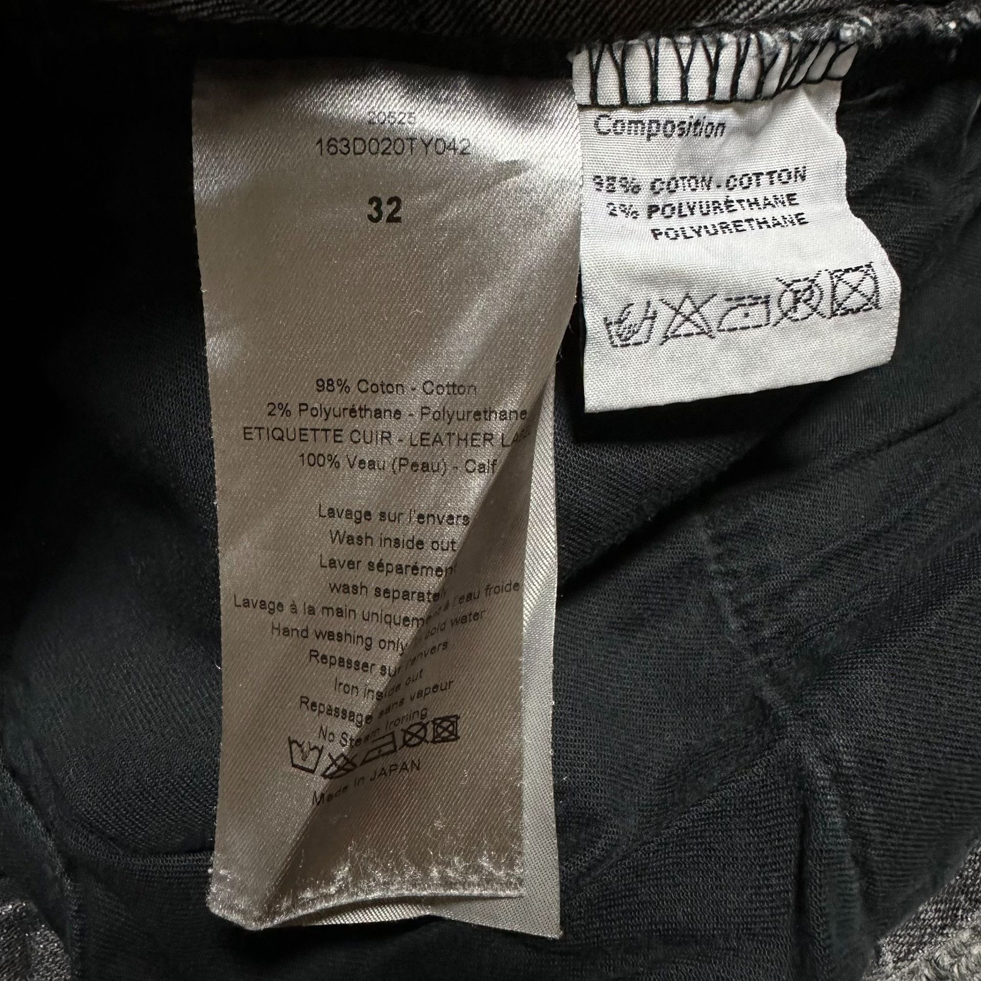 Dior Dior Homme Washed Gray Black Jeans Size US 32 / EU 48 - 5 Thumbnail