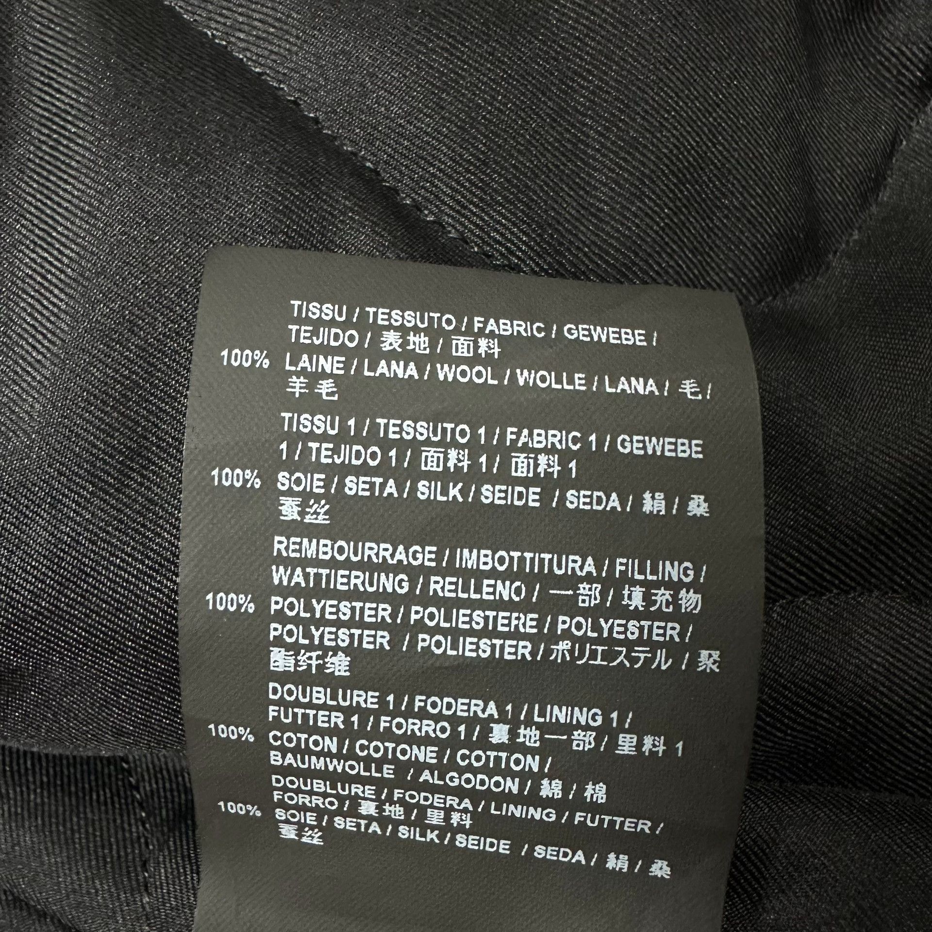Saint Laurent Paris Saint Laurent Black Wool Double-Breasted Coat Size US M / EU 48-50 / 2 - 6 Thumbnail