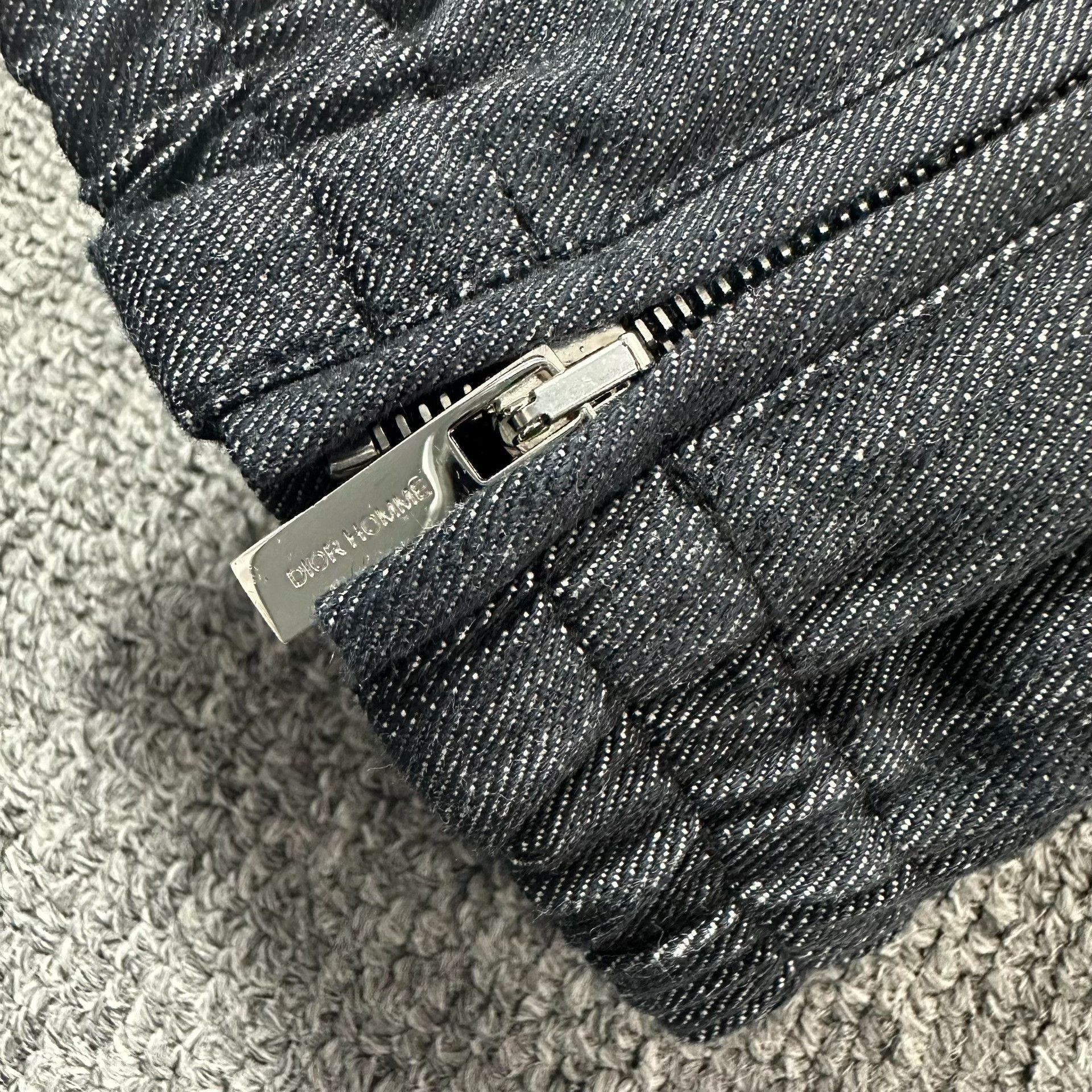 Dior Dior Gray Denim Side Zip Drawstring Pants Size US 28 / EU 44 - 3 Thumbnail
