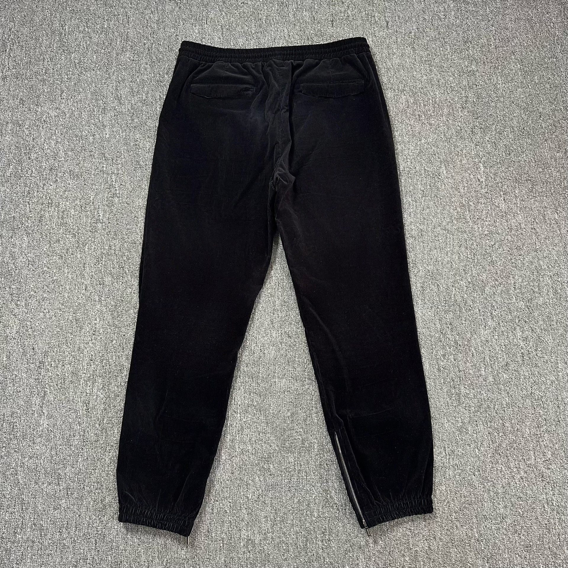Dior Dior Black Corduroy Side Zip Sweatpants Size US 32 / EU 48 - 4 Thumbnail