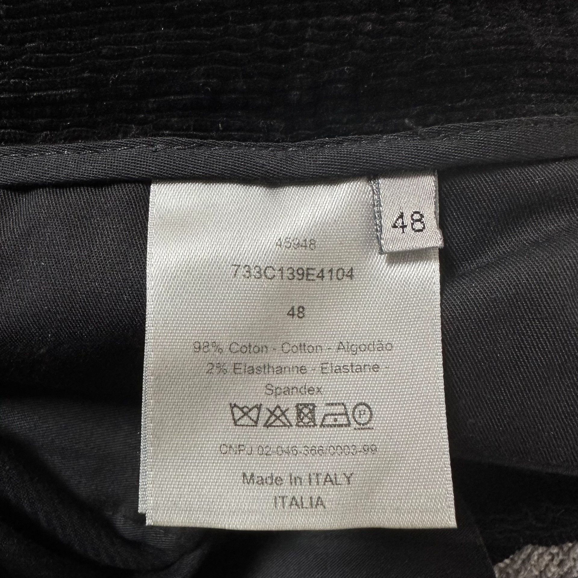Dior Dior Black Corduroy Side Zip Sweatpants Size US 32 / EU 48 - 6 Thumbnail