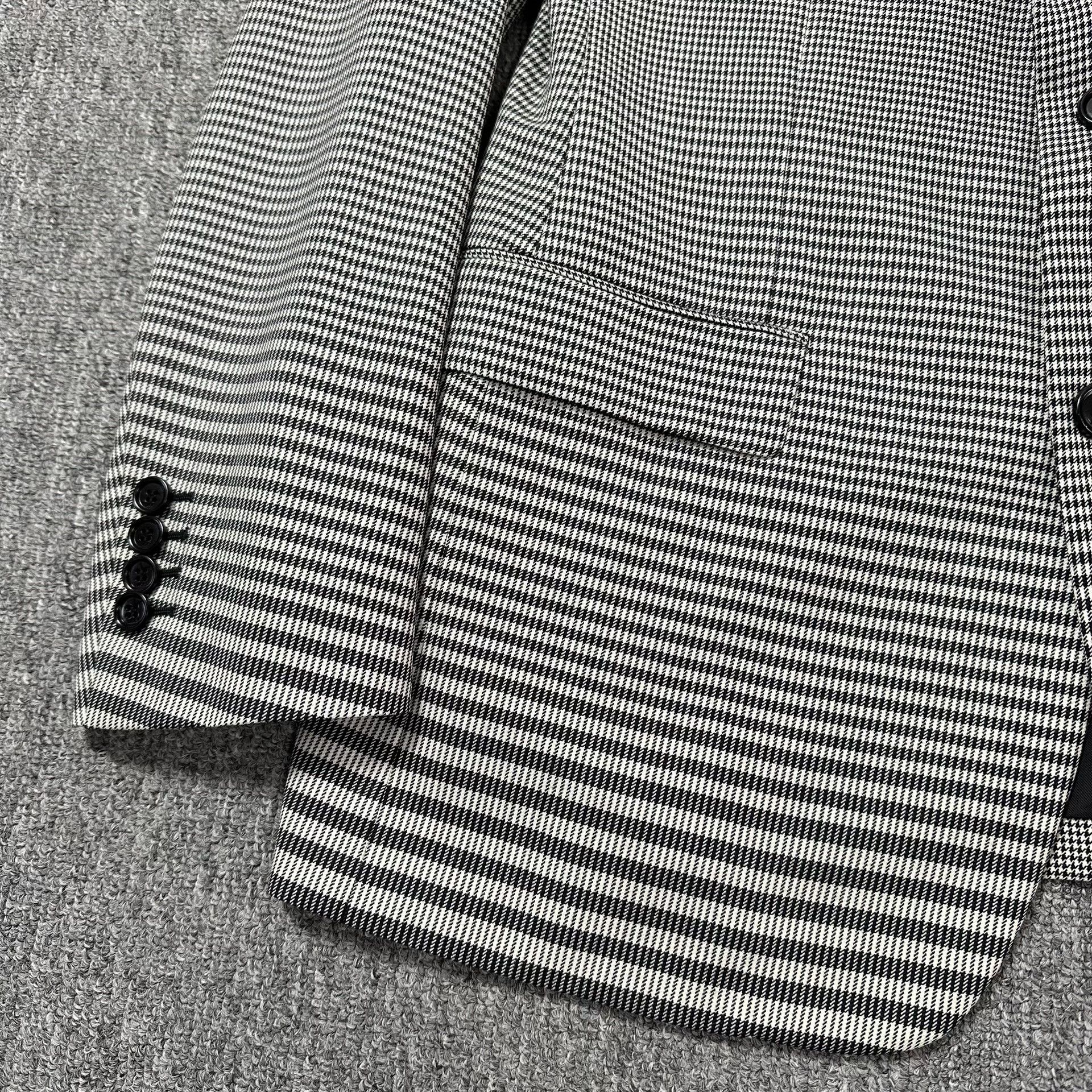 Dior Dior Houndstooth Wool Suit Set Size US M / EU 48-50 / 2 - 2 Thumbnail