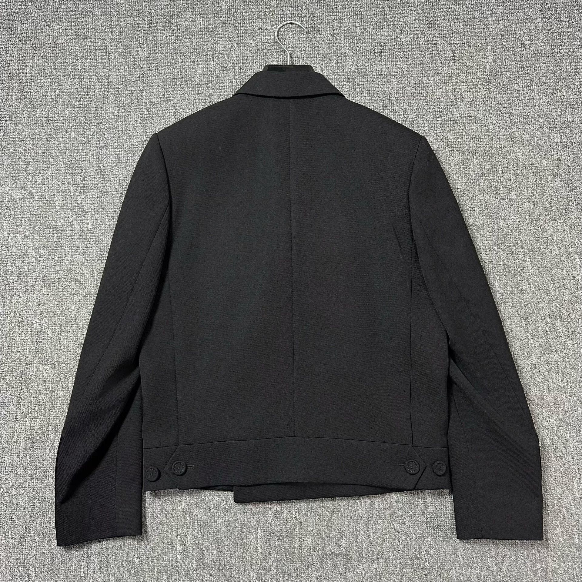 Dior Dior Man Black Peak Lapel Wool Blazer Size US S / EU 44-46 / 1 - 4 Thumbnail