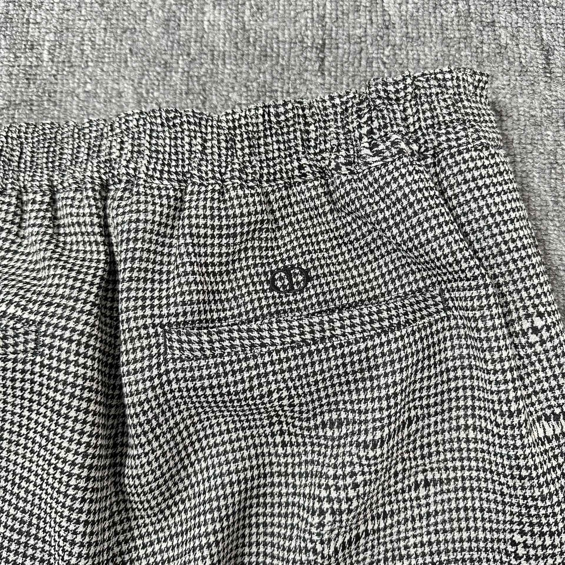 Dior Dior Man Houndstooth CD Wool Trousers Size US 30 / EU 46 - 5 Thumbnail
