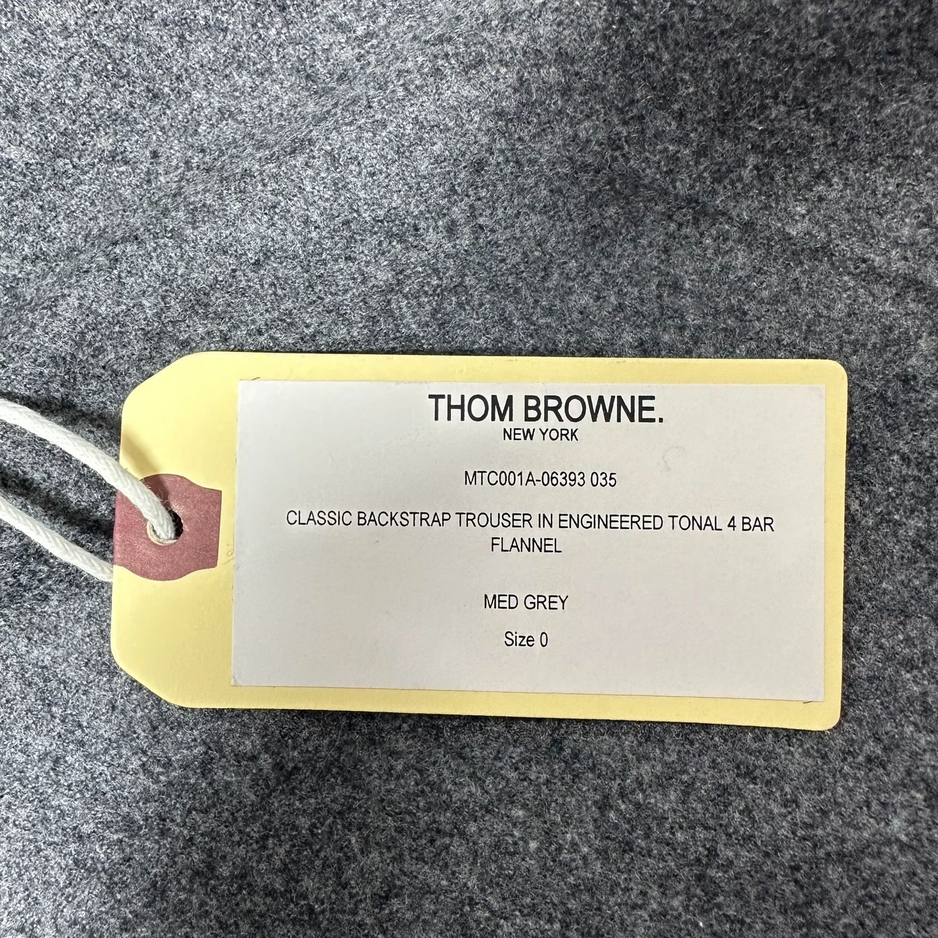 Thom Browne Thom Browne Gray Four Stripes Wool Trousers Size US 26 / EU 42 - 4 Thumbnail