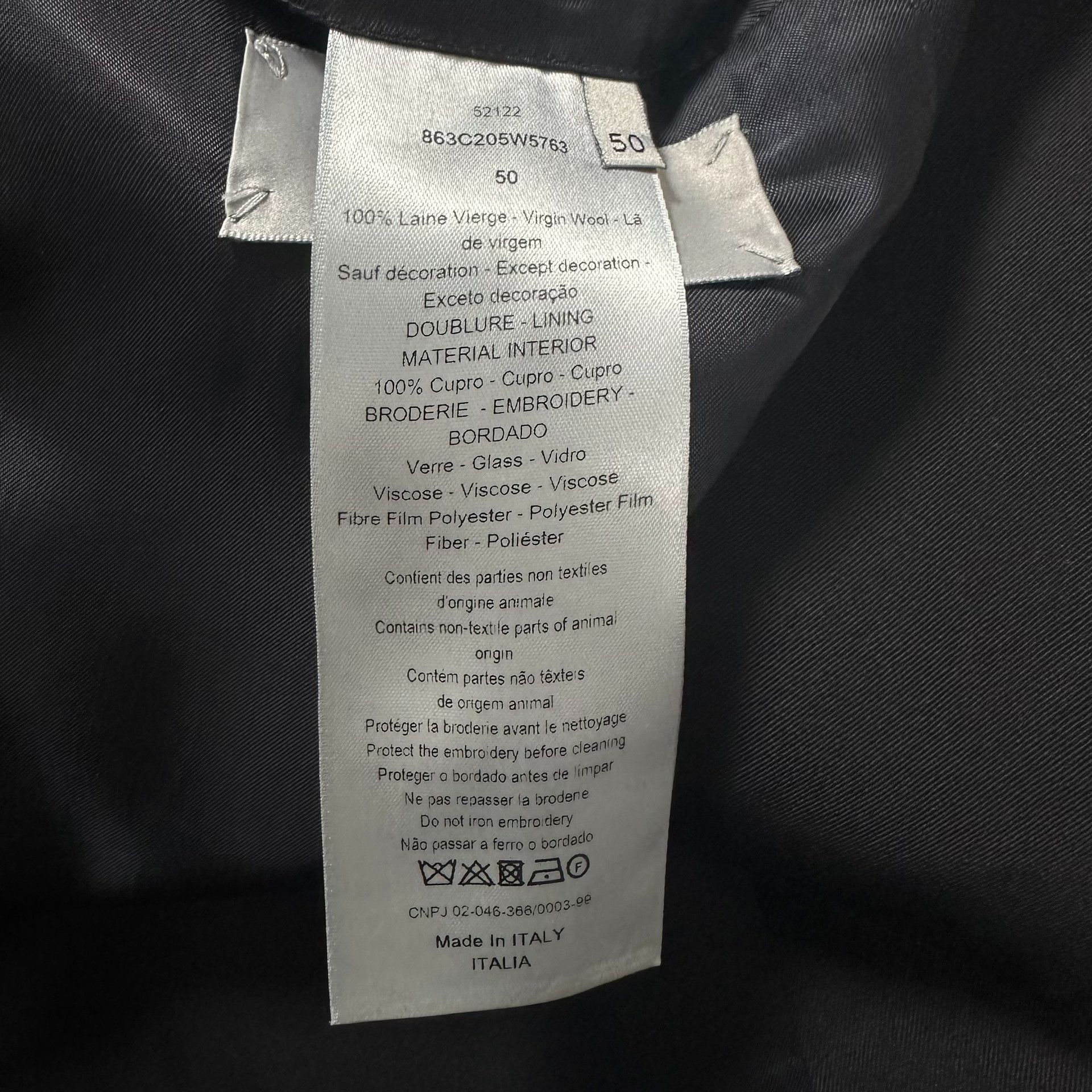 Dior Dior Homme 18ss Sequin Embroidered Jacket Size US M / EU 48-50 / 2 - 6 Thumbnail