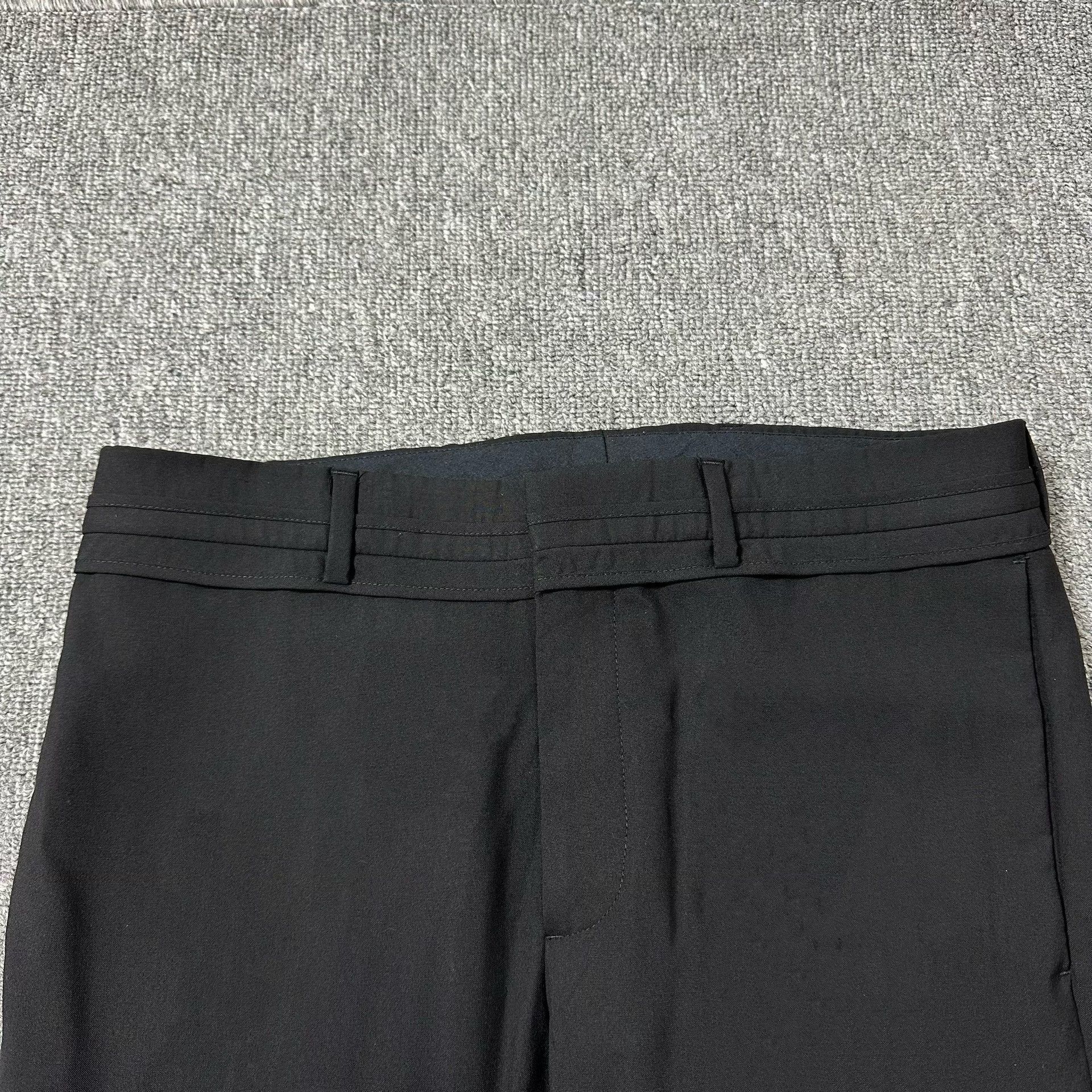 Dior Dior Black Double Waistband Tailored Pants Size US 30 / EU 46 - 2 Thumbnail