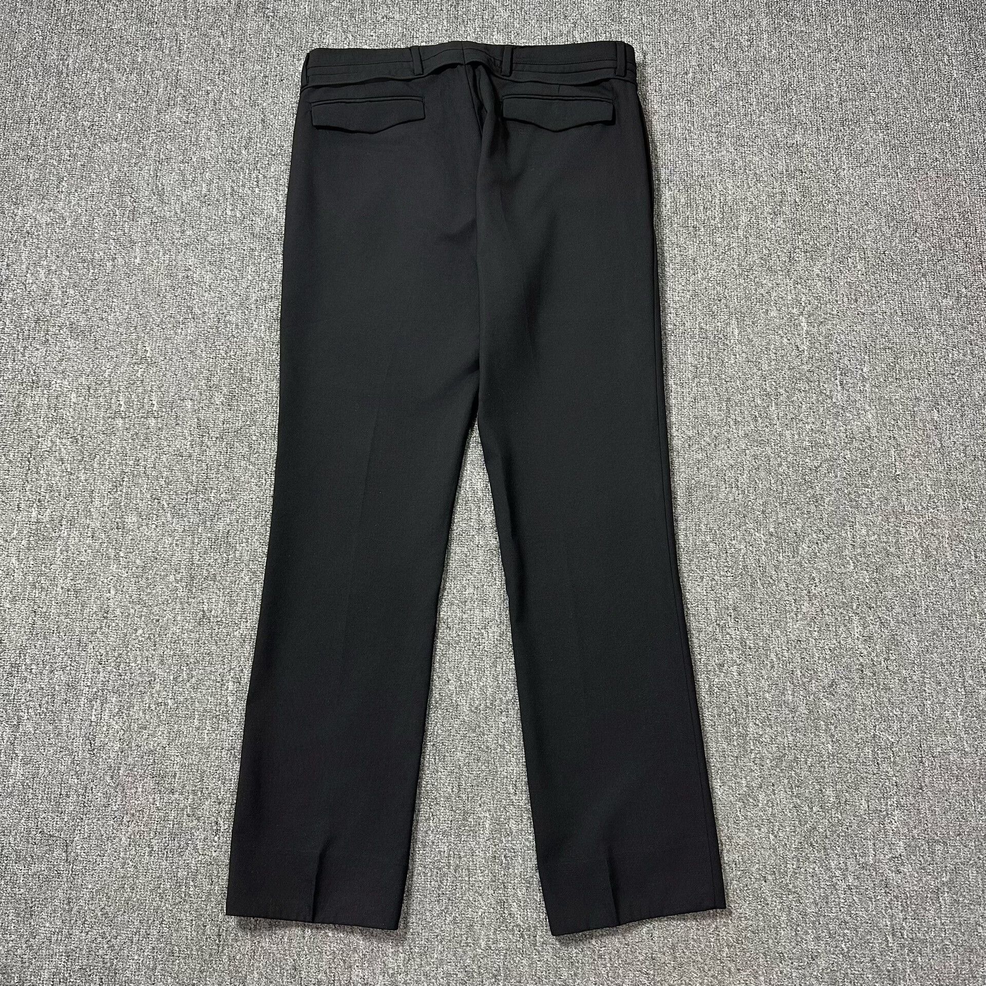 Dior Dior Black Double Waistband Tailored Pants Size US 30 / EU 46 - 4 Thumbnail