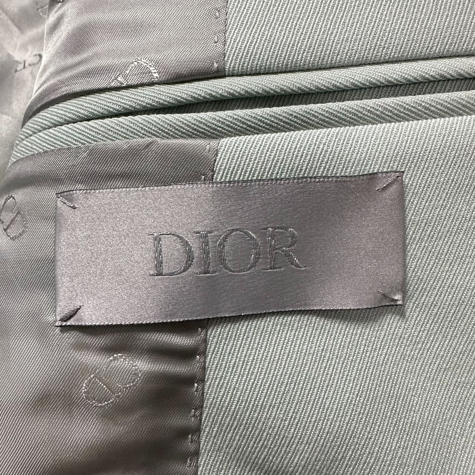 Dior Dior Man Haze Blue Peak Lapel Wool Blazer Size US M / EU 48-50 / 2 - 3 Thumbnail