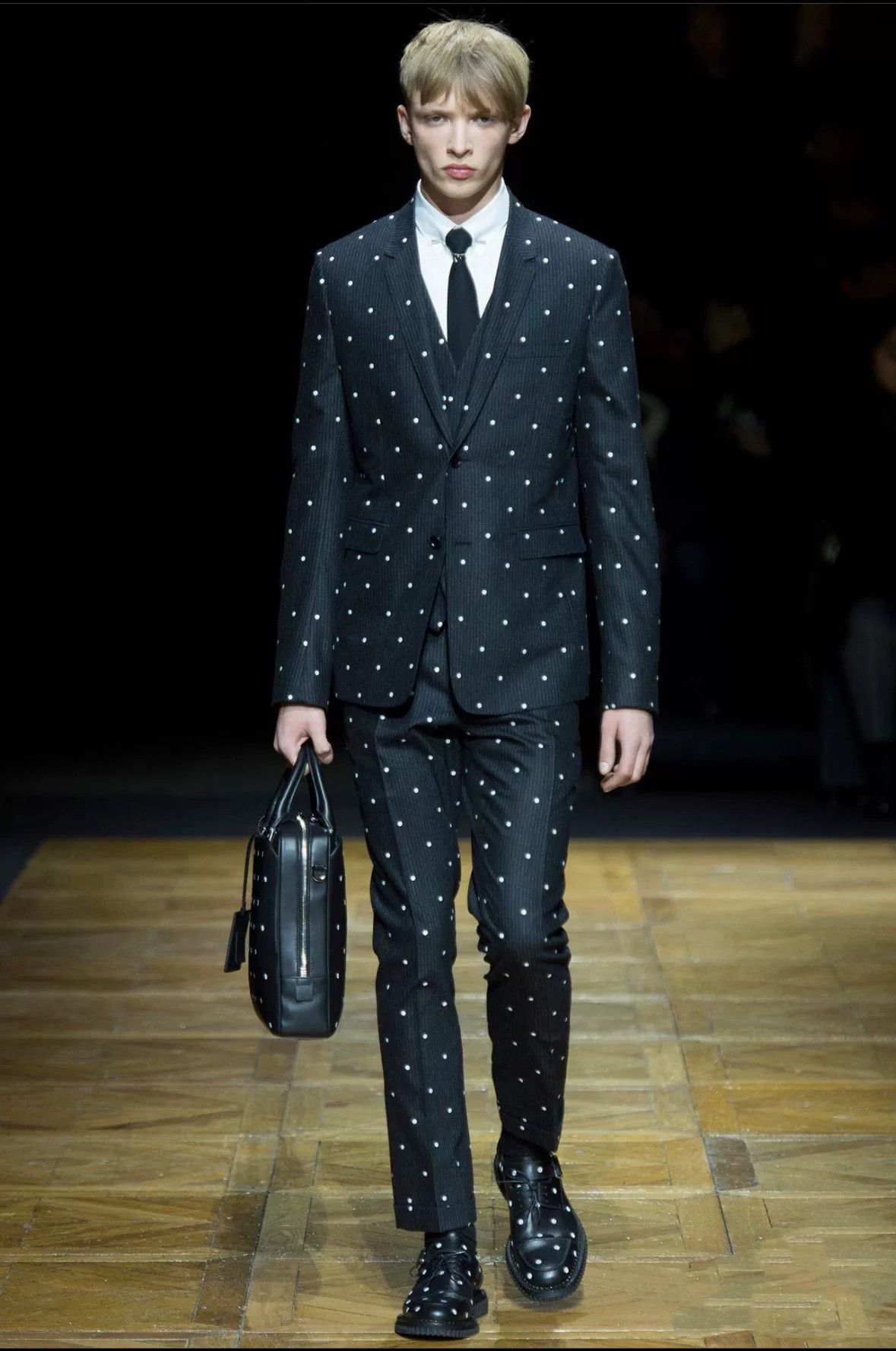 Dior Dior Homme 14FW Polka Dot Suit Size US M / EU 48-50 / 2 - 7 Thumbnail