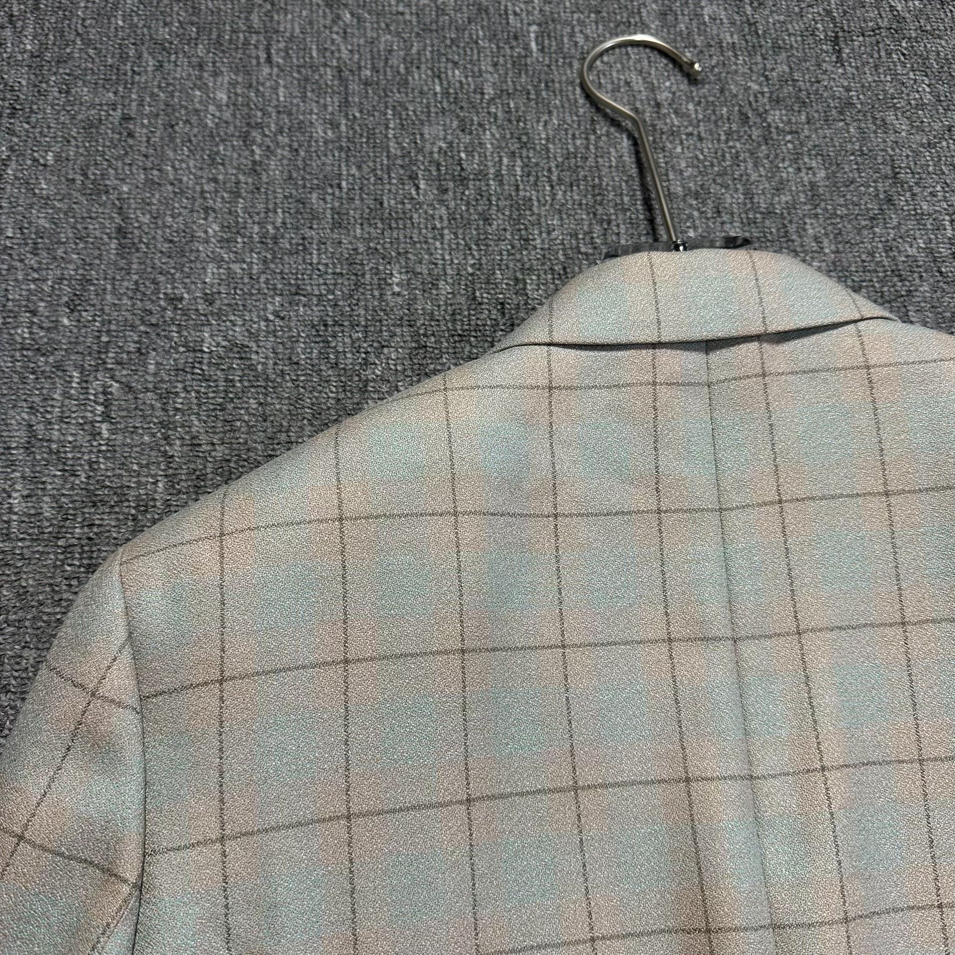 Dior Dior Man 23FW Beige Plaid Wool Suit Size US S / EU 44-46 / 1 - 4 Thumbnail