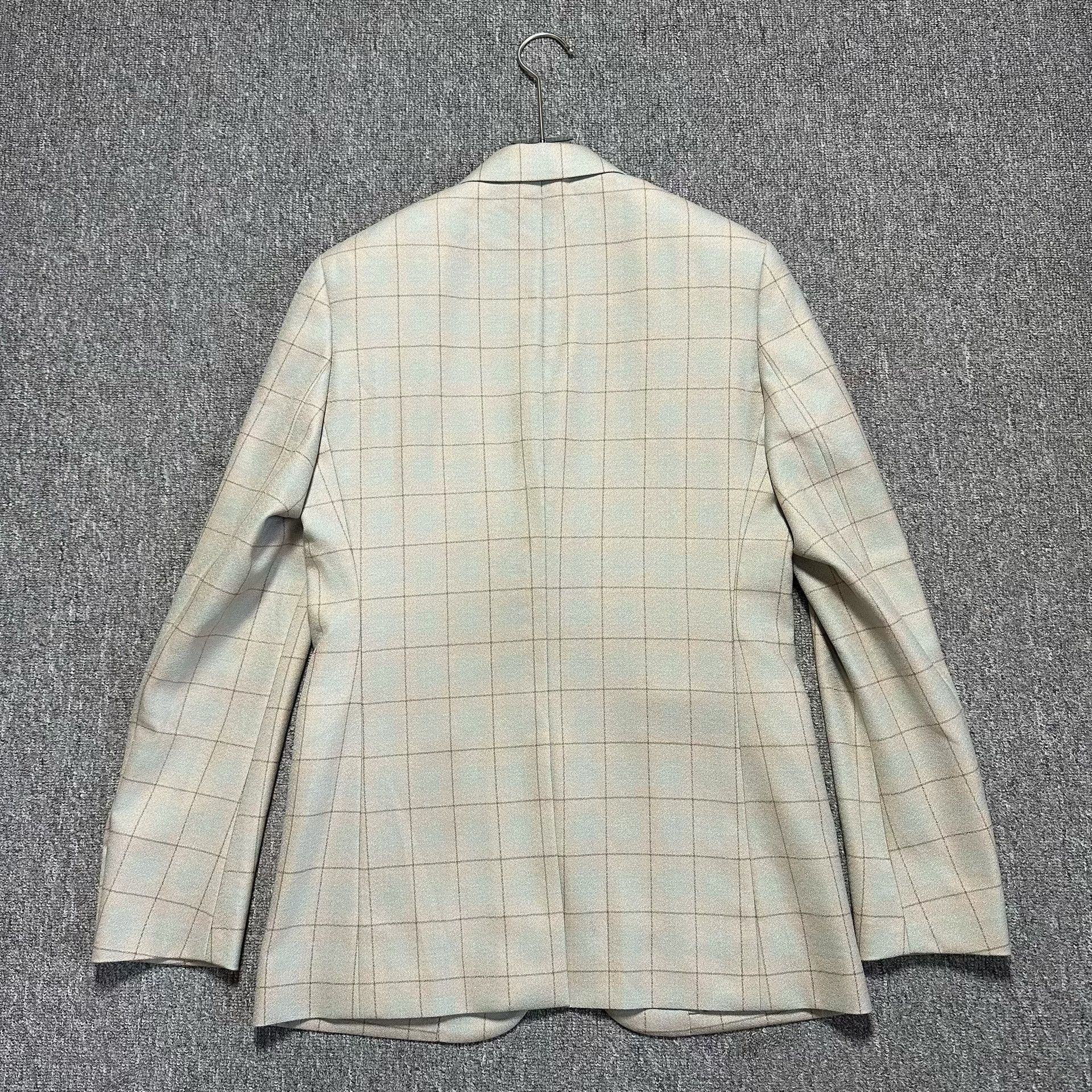 Dior Dior Man 23FW Beige Plaid Wool Suit Size US S / EU 44-46 / 1 - 3 Thumbnail
