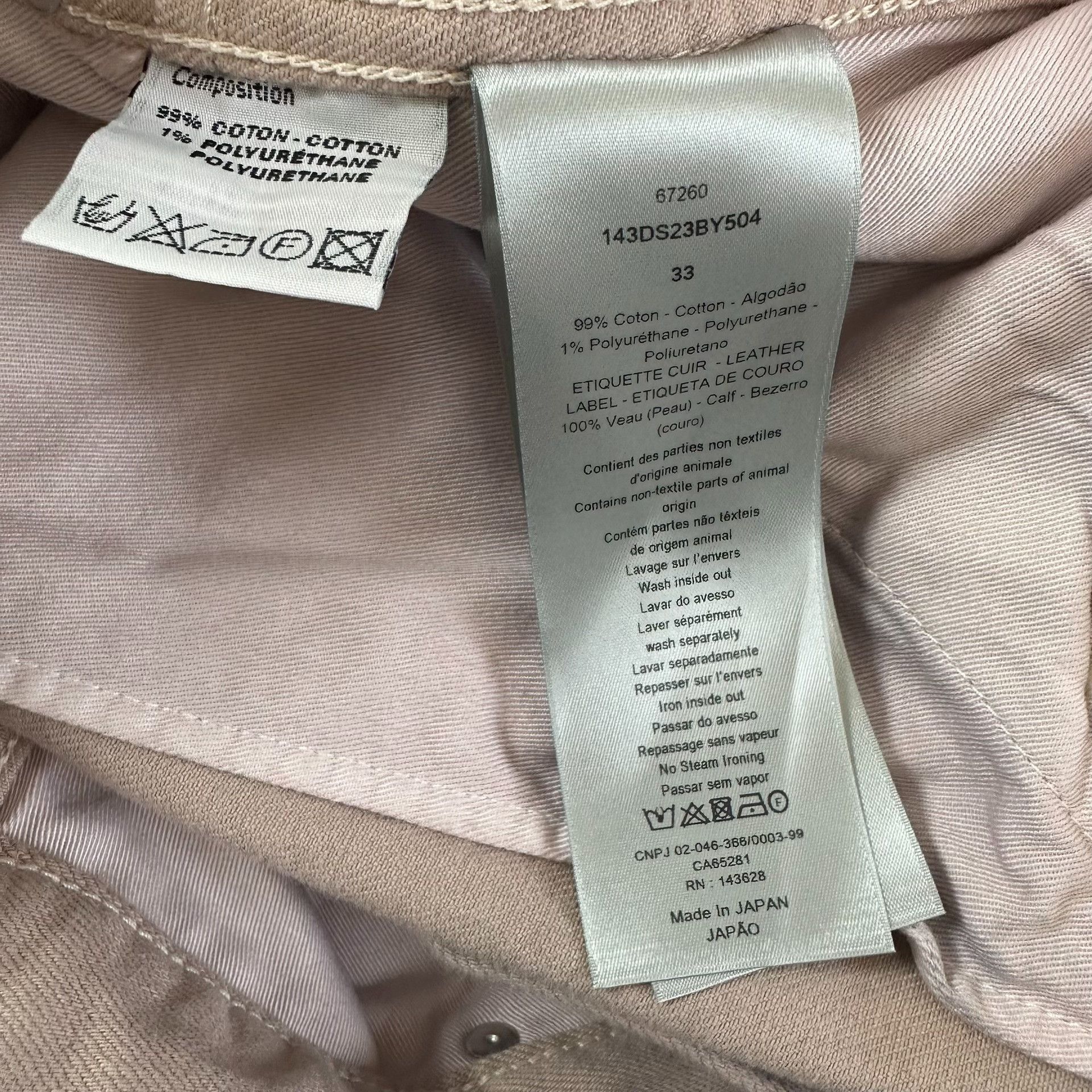 Dior Dior Men 21SS Washed Tie-Dye Cargo Jeans Size US 33 - 5 Thumbnail