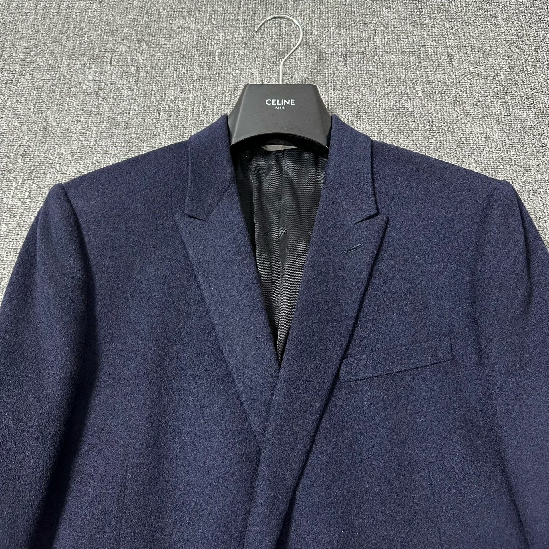 Dior Dior Camel Hair Evening Blue Coat Size US M / EU 48-50 / 2 - 2 Thumbnail