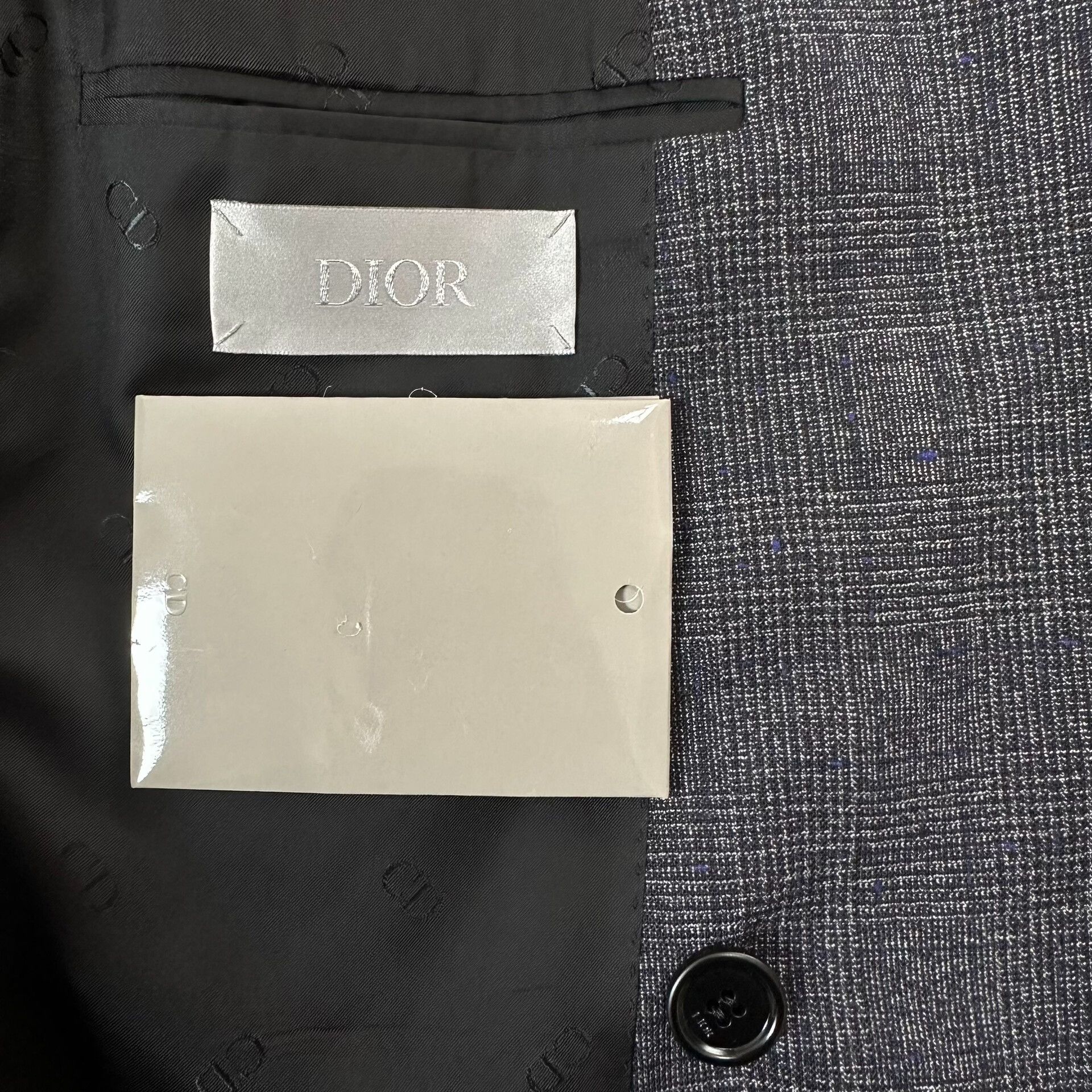Dior Dior Man Wool Check Peak Lapel Suit Size US M / EU 48-50 / 2 - 6 Thumbnail