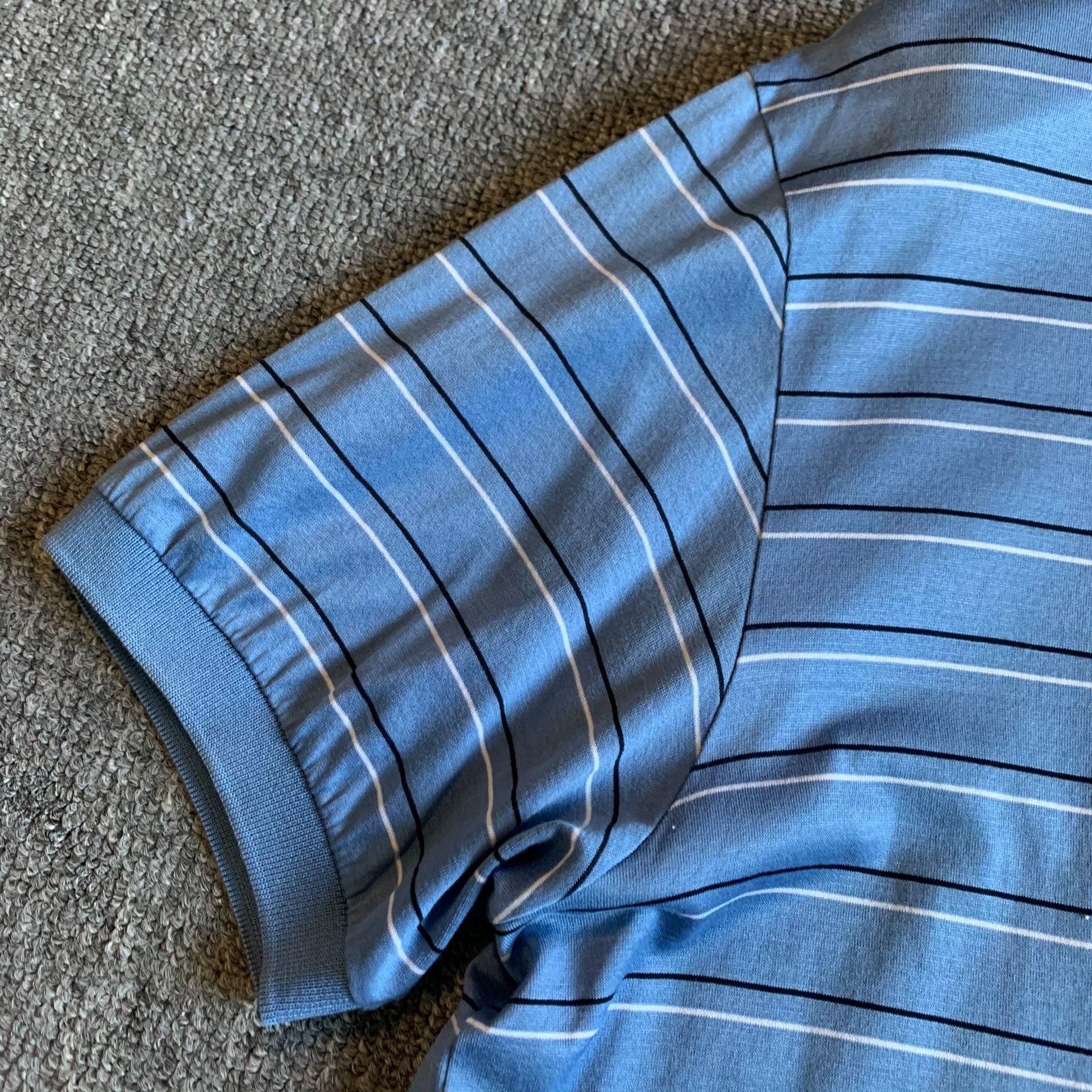 Dior Dior Bee Logo Blue Polo Shirt Size US L / EU 52-54 / 3 - 4 Thumbnail