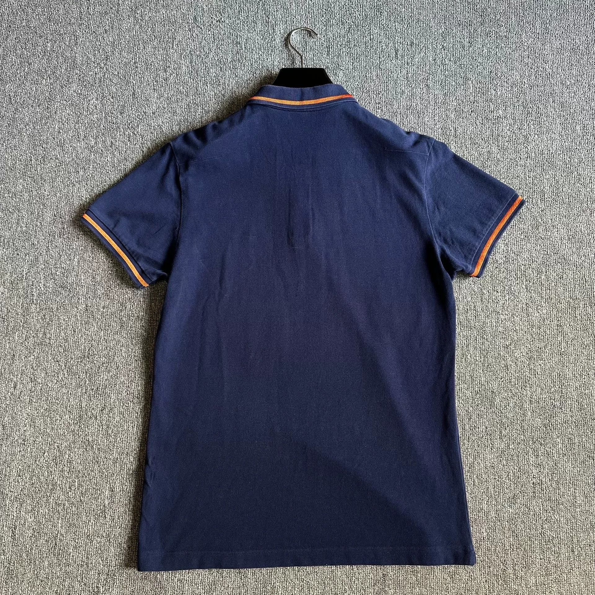 Dior Dior Navy Bee Embroidery Short Sleeve Polo Size US XL / EU 56 / 4 - 5 Thumbnail