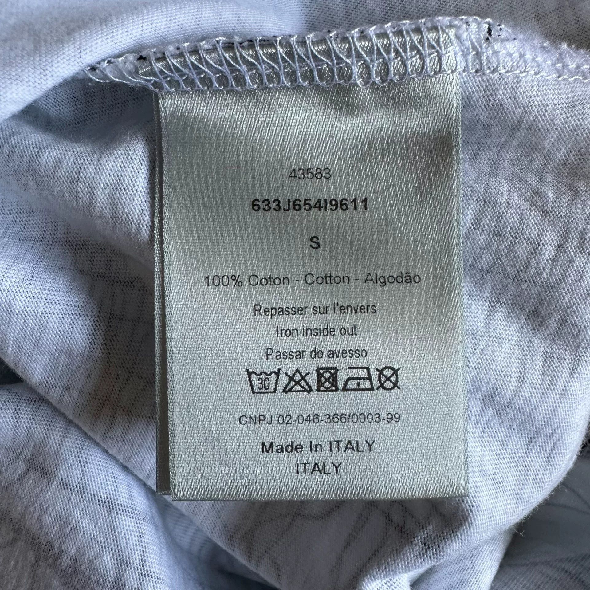 Dior Dior Spider Web Short-Sleeve T-Shirt Size US S / EU 44-46 / 1 - 5 Thumbnail