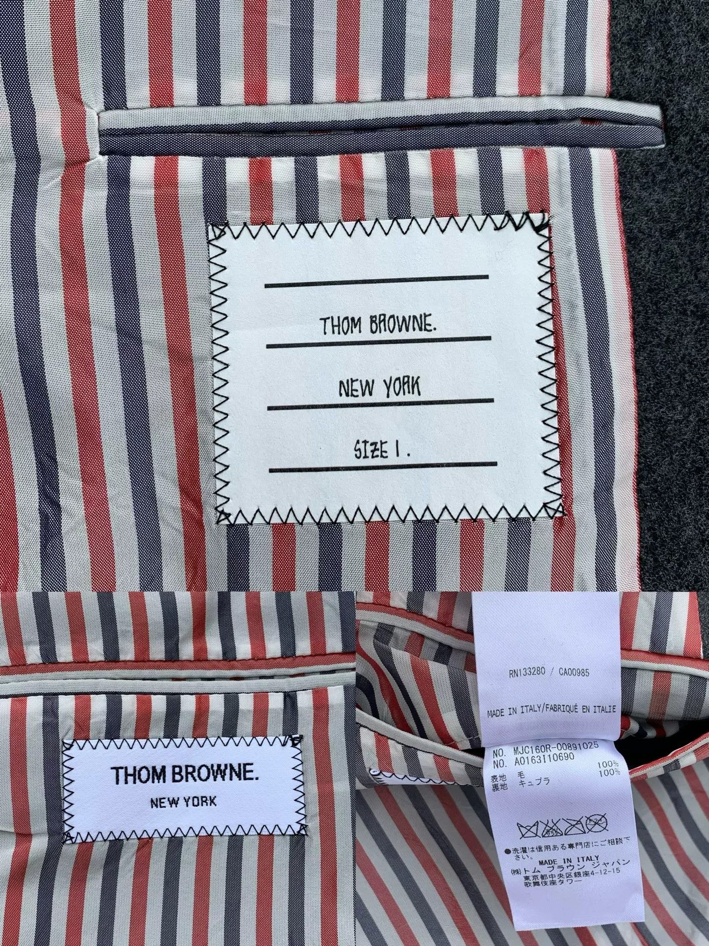Thom Browne Thom Browne Distressed Wool Blazer Size US S / EU 44-46 / 1 - 8 Thumbnail