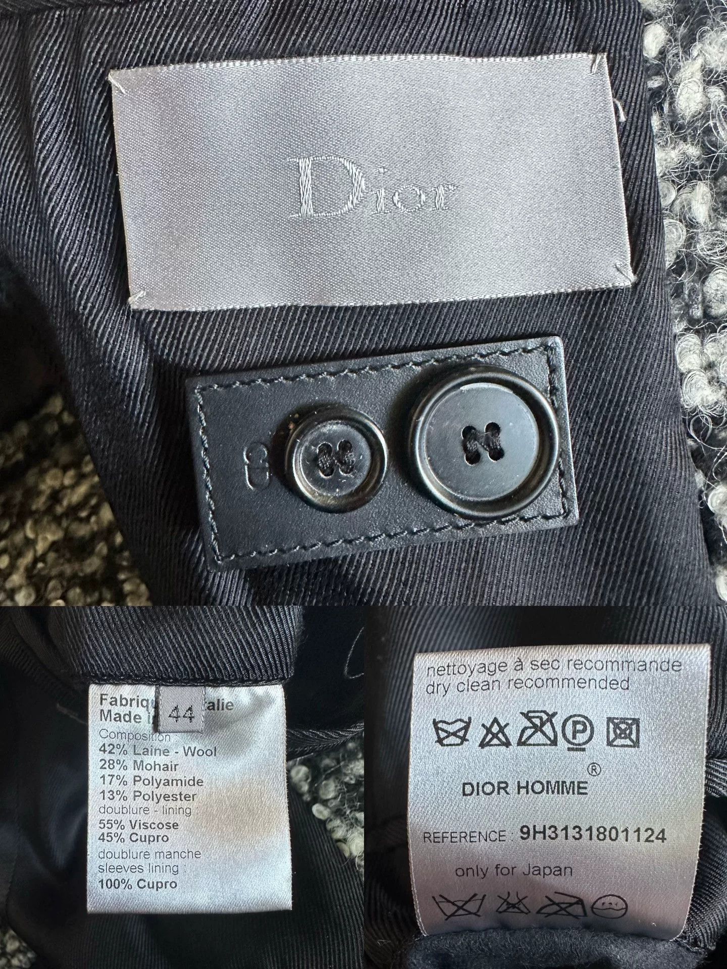 Dior Dior Homme 09FW Snowflake Coat Size US S / EU 44-46 / 1 - 8 Thumbnail