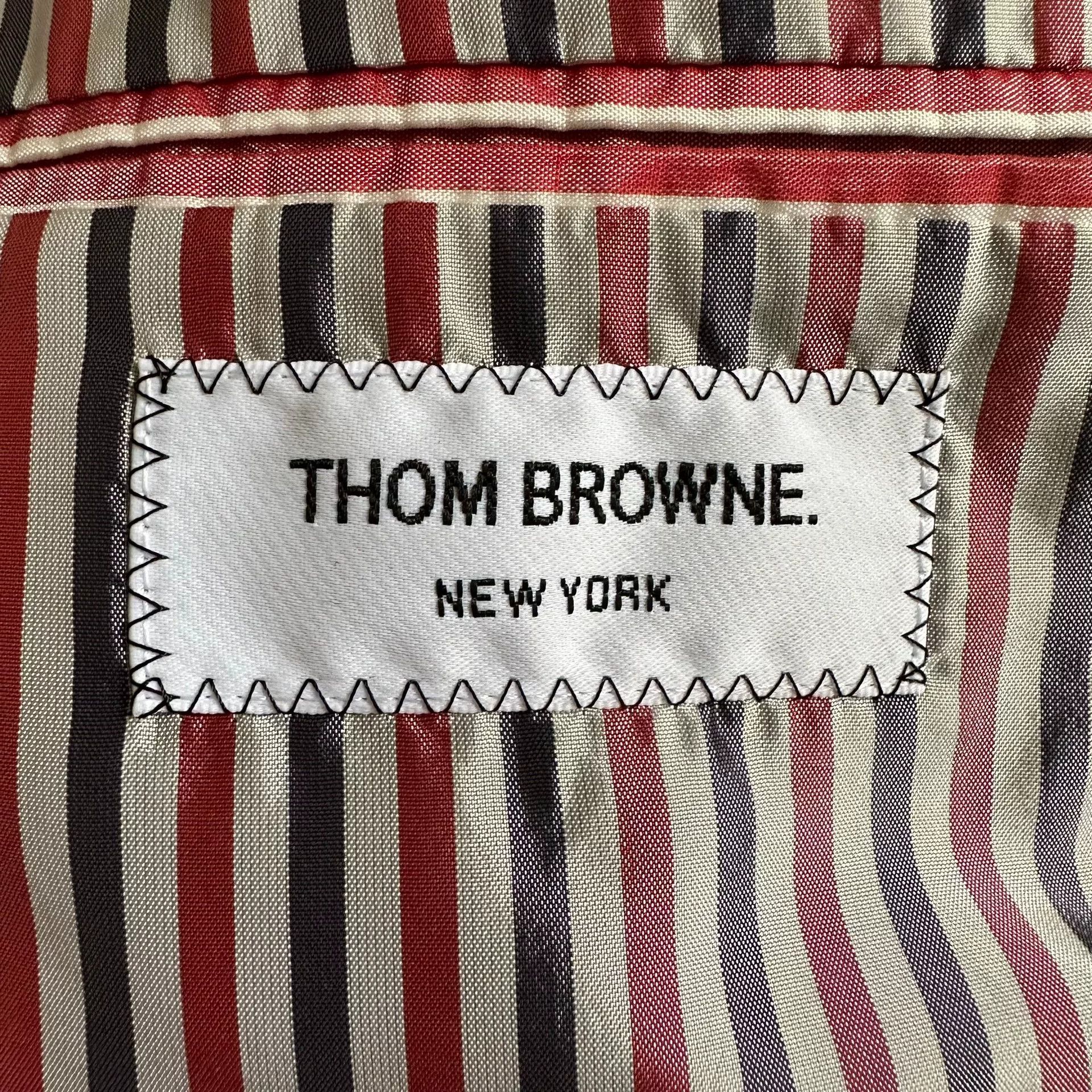 Thom Browne Thom Browne Gray-Blue Plaid Coat Size US S / EU 44-46 / 1 - 7 Thumbnail