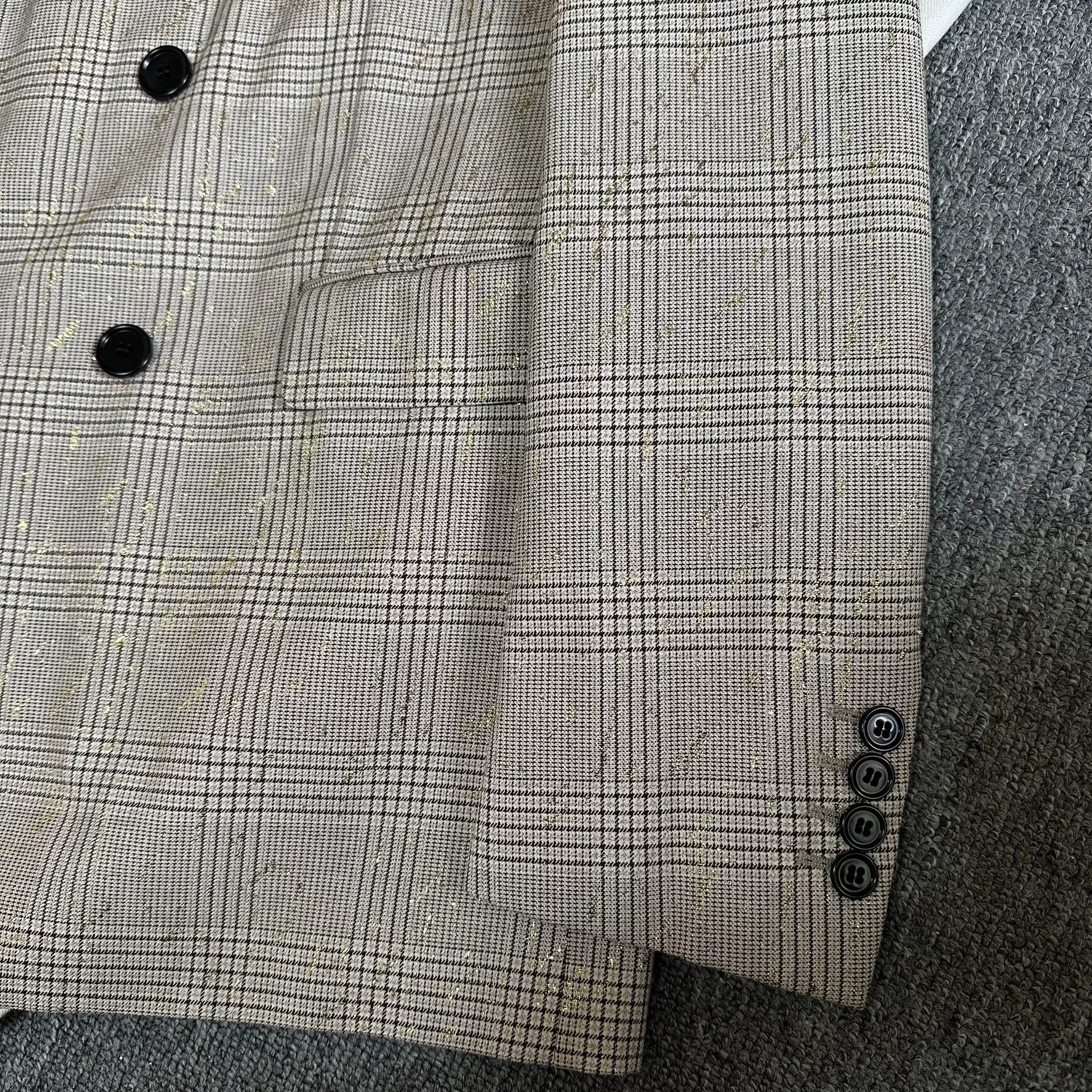 Berluti Berlut Peak Lapel Gold Thread Suit Jacket Size US L / EU 52-54 / 3 - 2 Thumbnail
