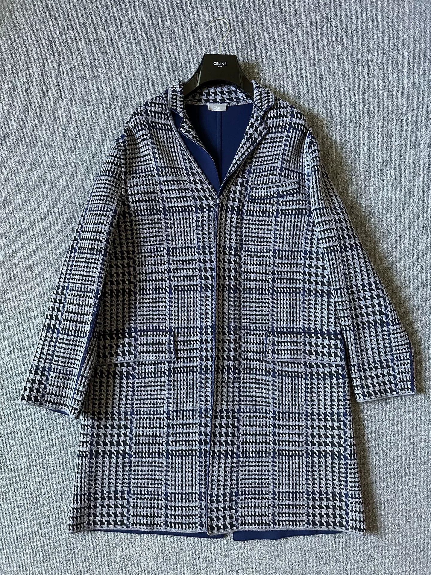 Dior Dior Homme 15FW Houndstooth Woven Coat Size US M / EU 48-50 / 2 - 2 Thumbnail