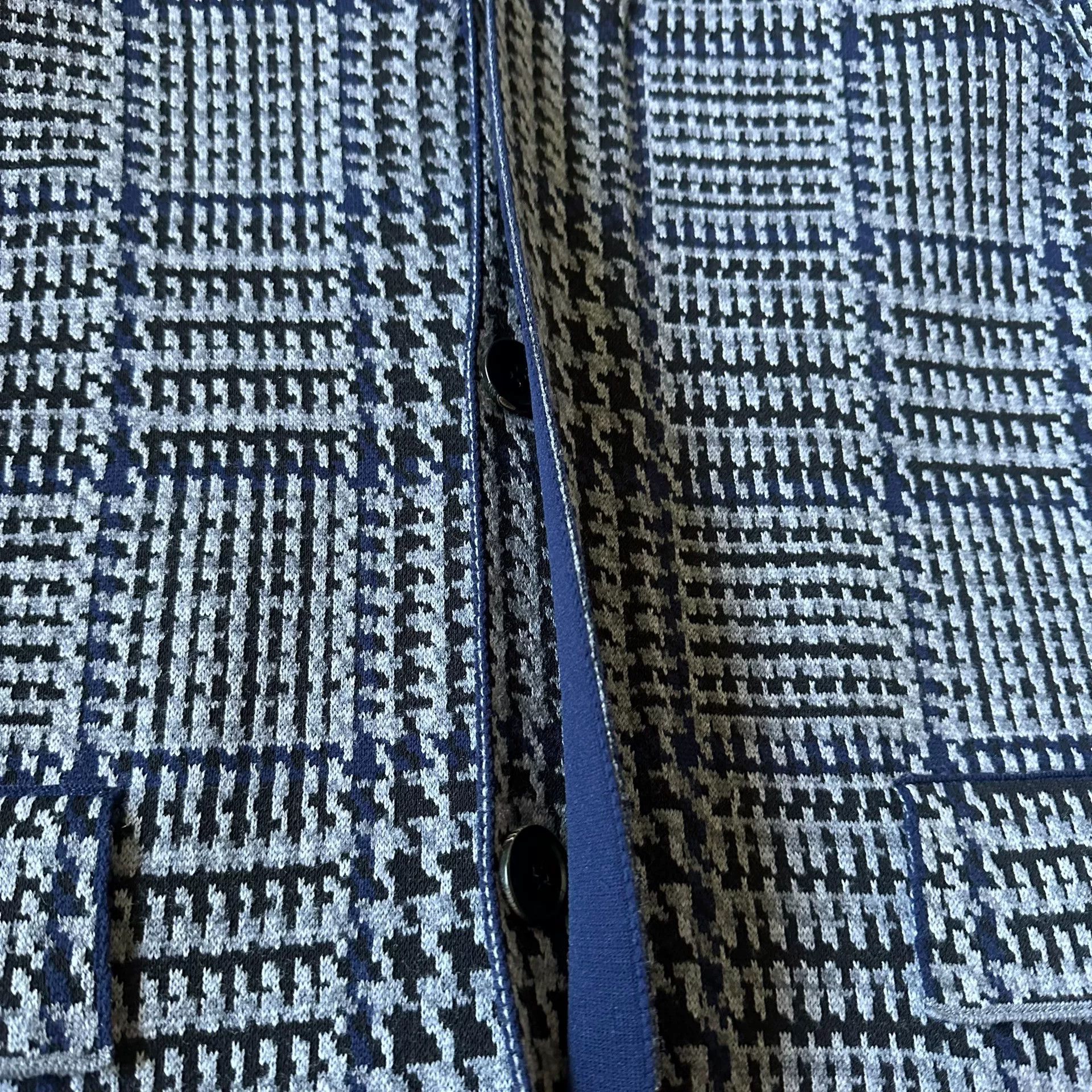 Dior Dior Homme 15FW Houndstooth Woven Coat Size US M / EU 48-50 / 2 - 4 Thumbnail