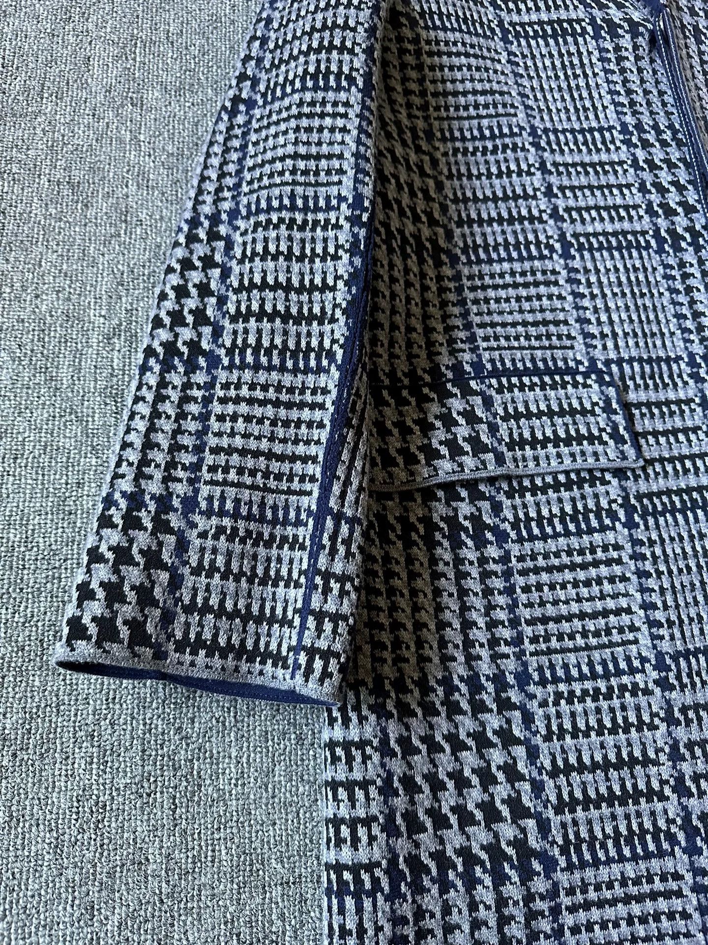 Dior Dior Homme 15FW Houndstooth Woven Coat Size US M / EU 48-50 / 2 - 3 Thumbnail