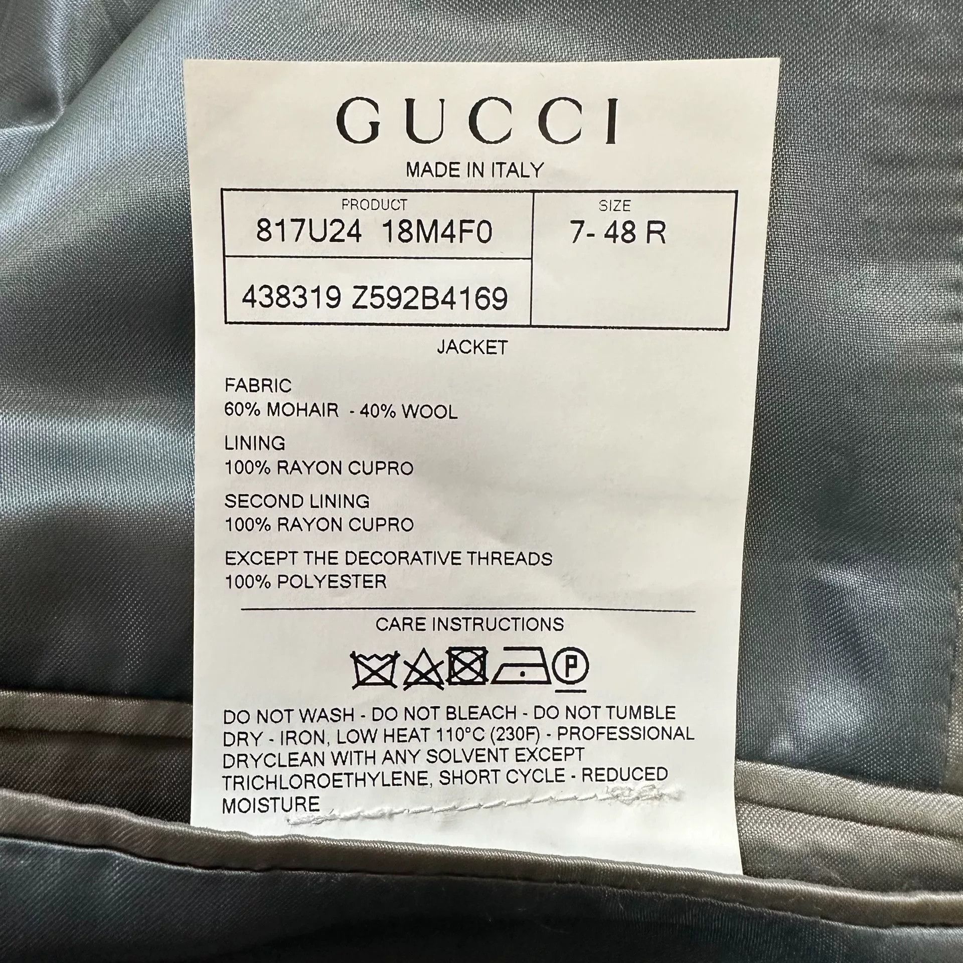 Gucci Gucci Fringe Feather Suit (Choi Style) Size US M / EU 48-50 / 2 - 6 Thumbnail