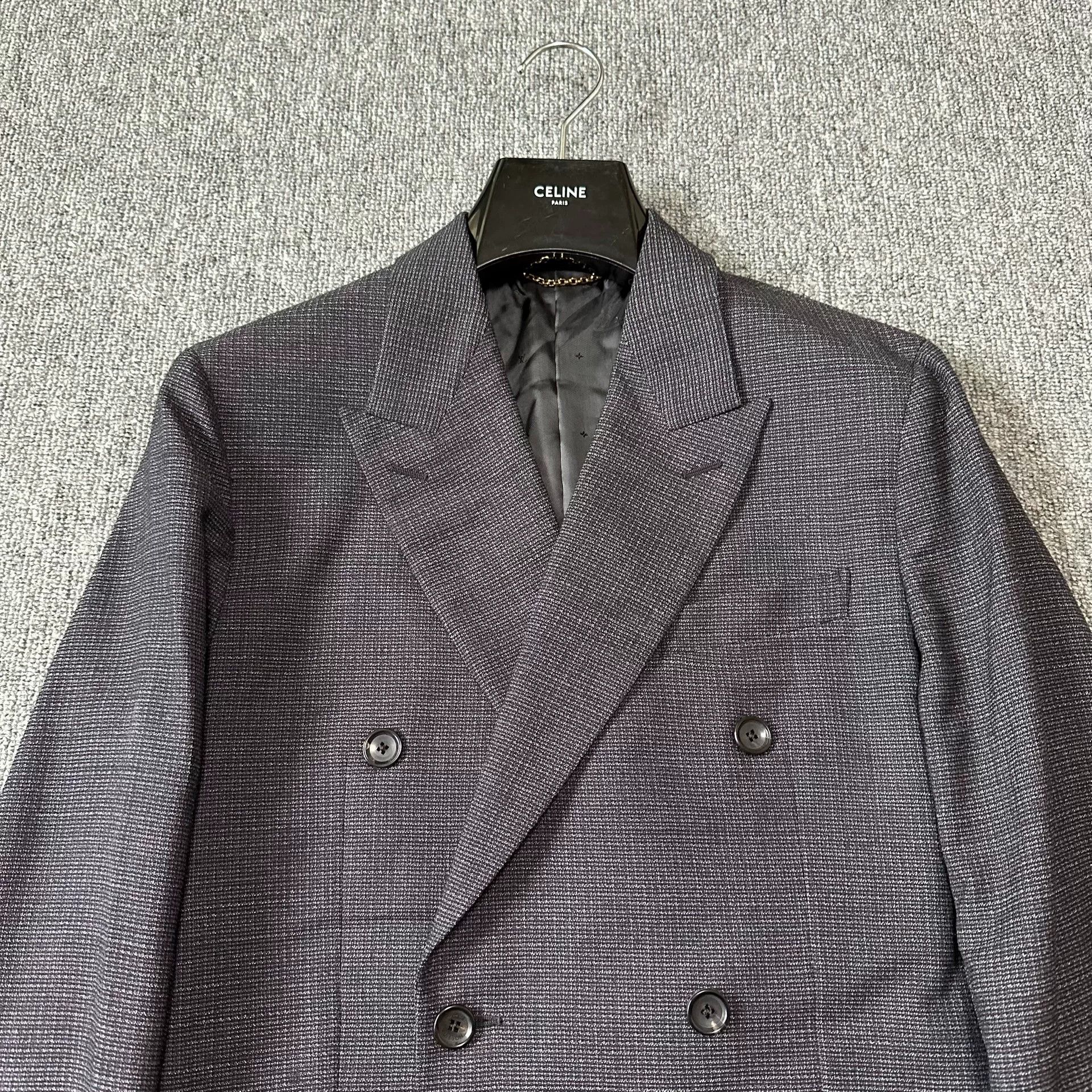 Louis Vuitton Louis Vuitton Multi Wool Woven Blazer Size US M / EU 48-50 / 2 - 2 Thumbnail