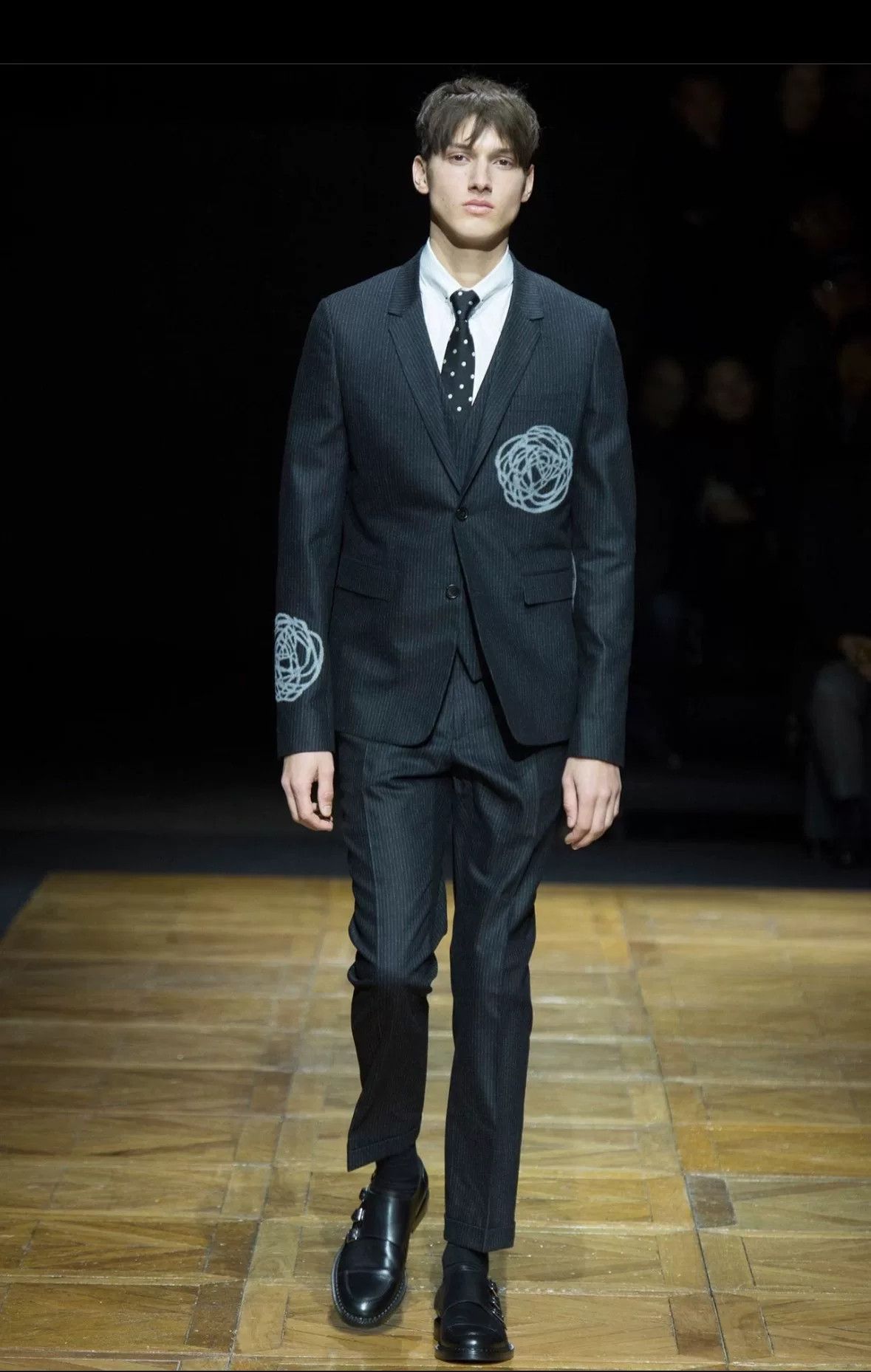 Kris Van Assche Dior Homme 14FW Lily of the Valley Suit Set Size US M / EU 48-50 / 2 - 9 Thumbnail